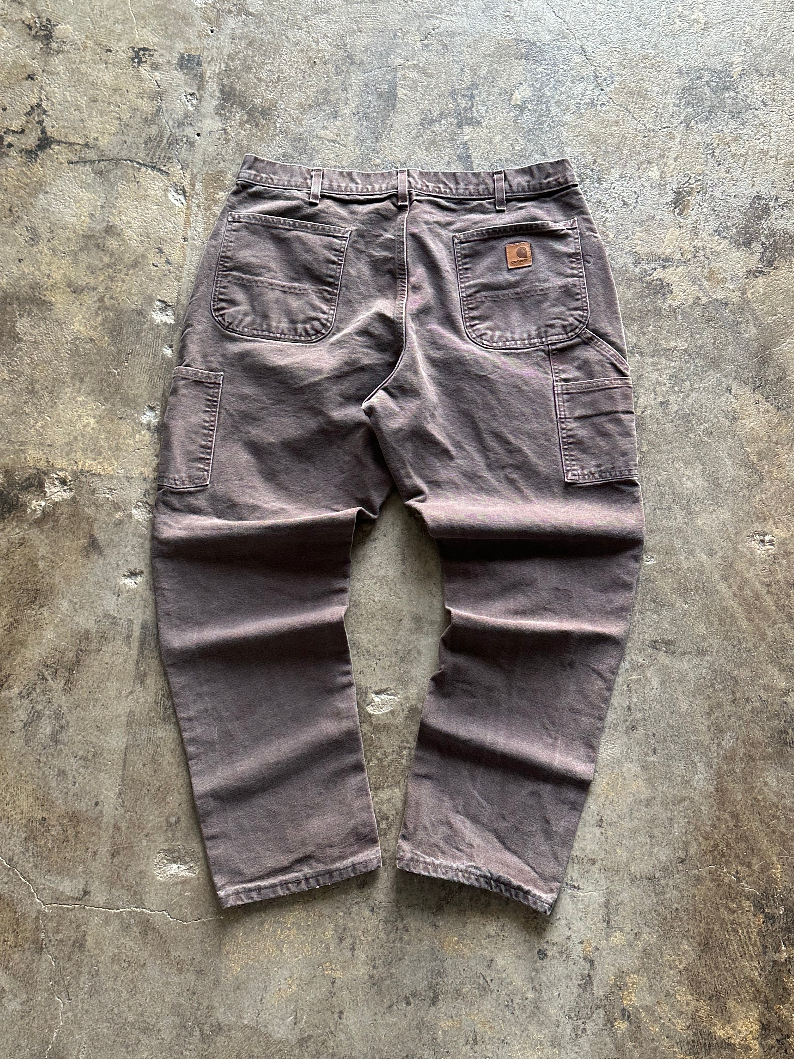38x30 - Vintage Carhartt Mocha Work Pants