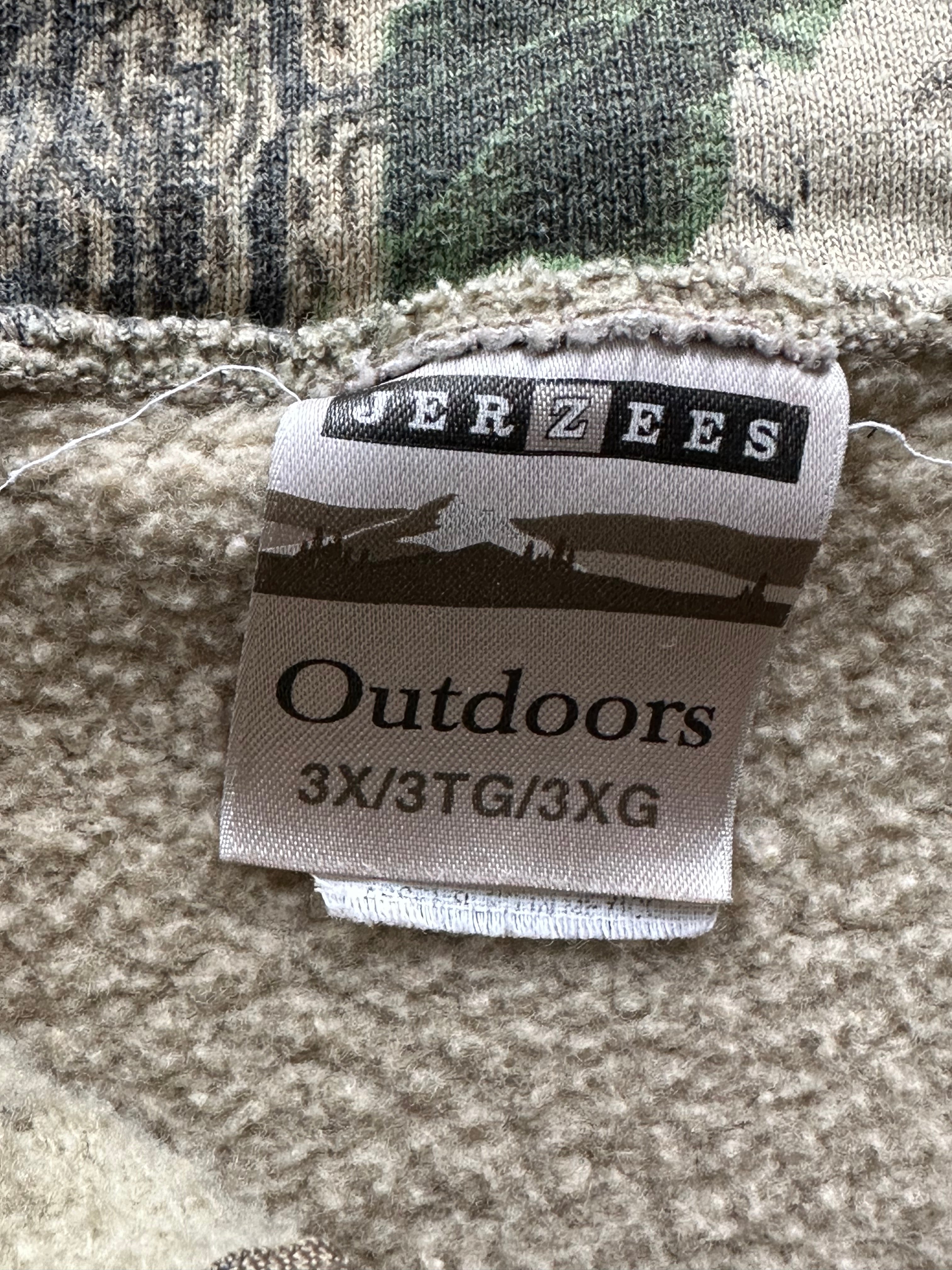 3XL - Jerzees Camo 1/4 Zip Fleece