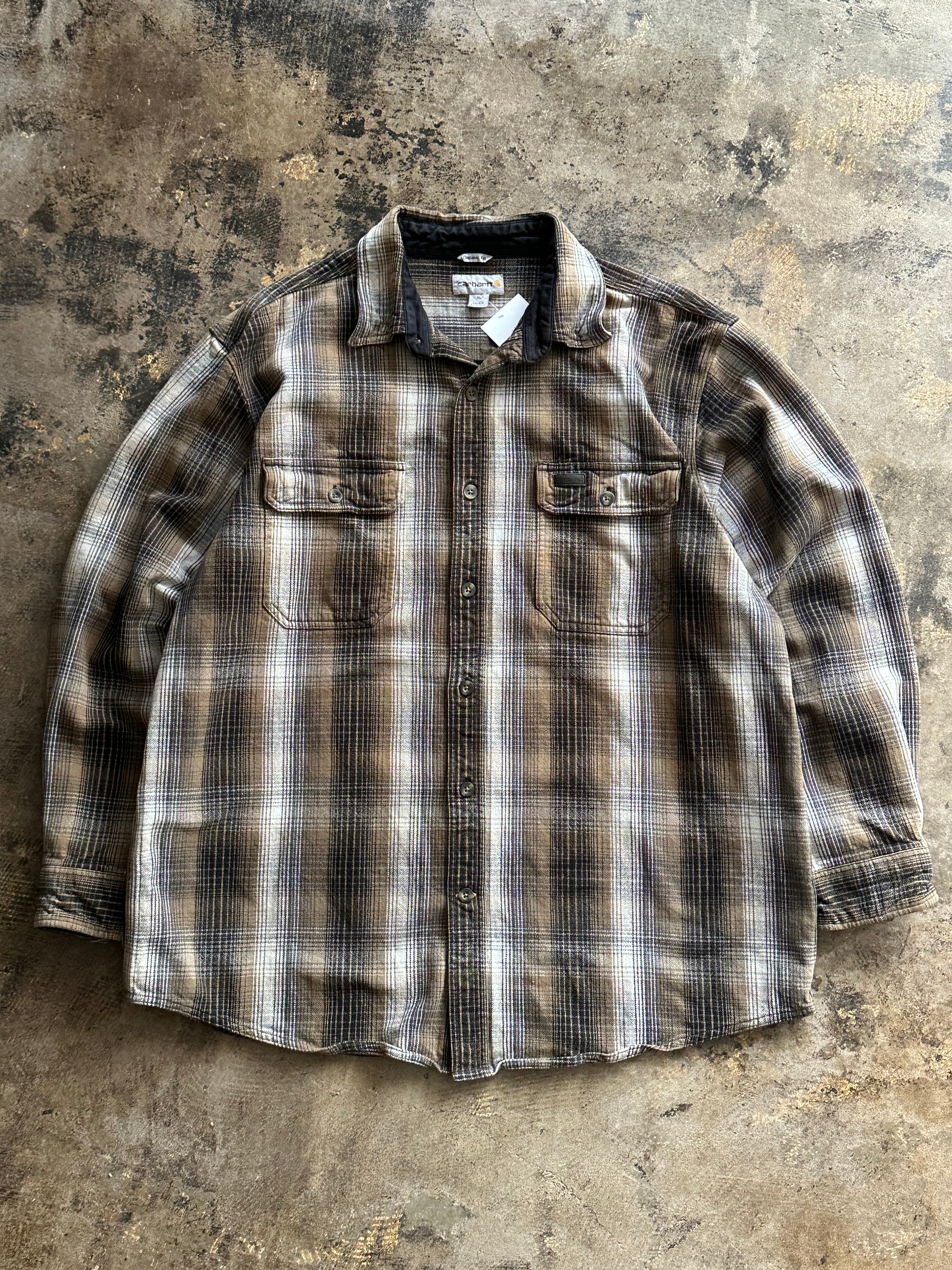 XL - Carhartt Plaid Flannel Shirt