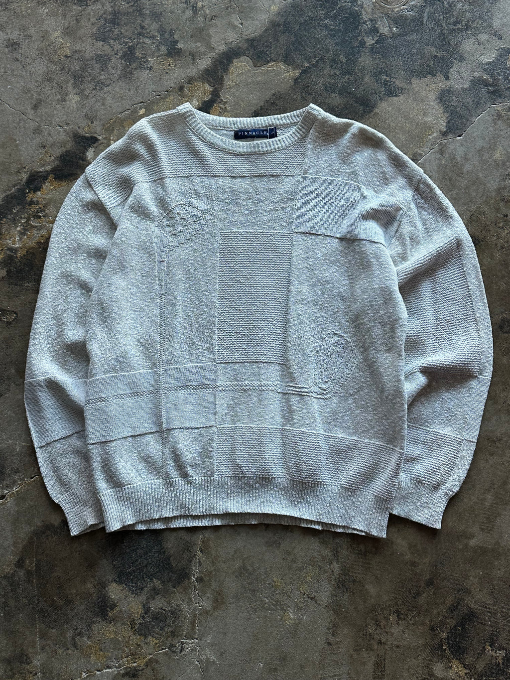 L - Pinnacle Textured Golf Knit Sweater