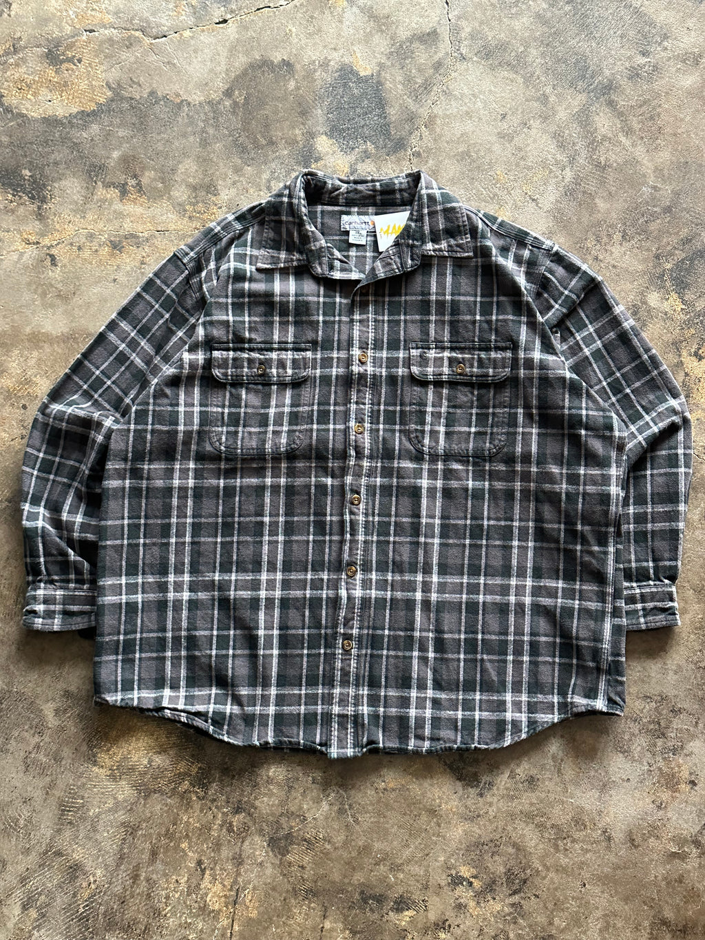 XXL - Carhartt Plaid Flannel button up