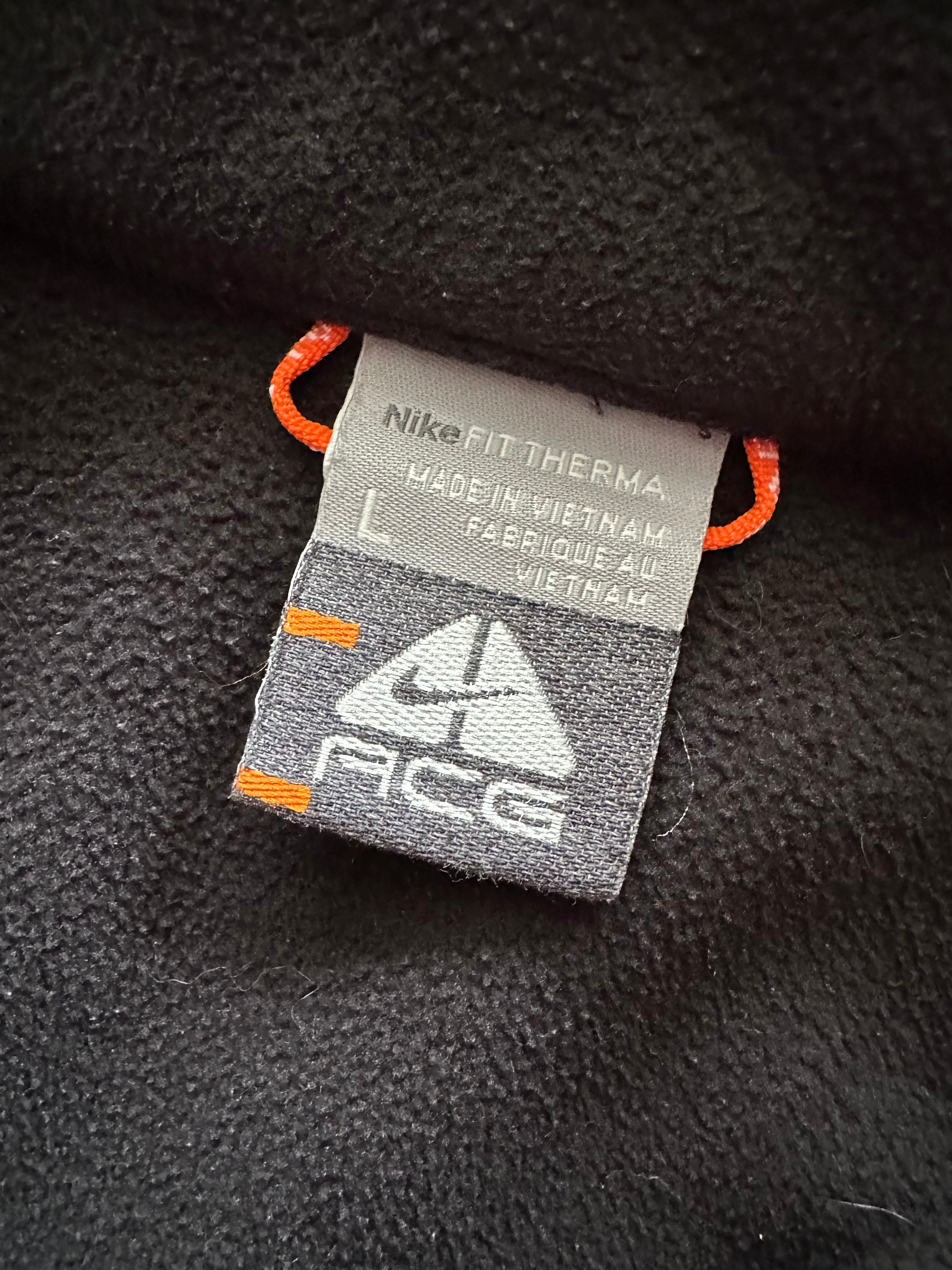 S - Nike ACG Fleece Full-Zip Jacket – Black