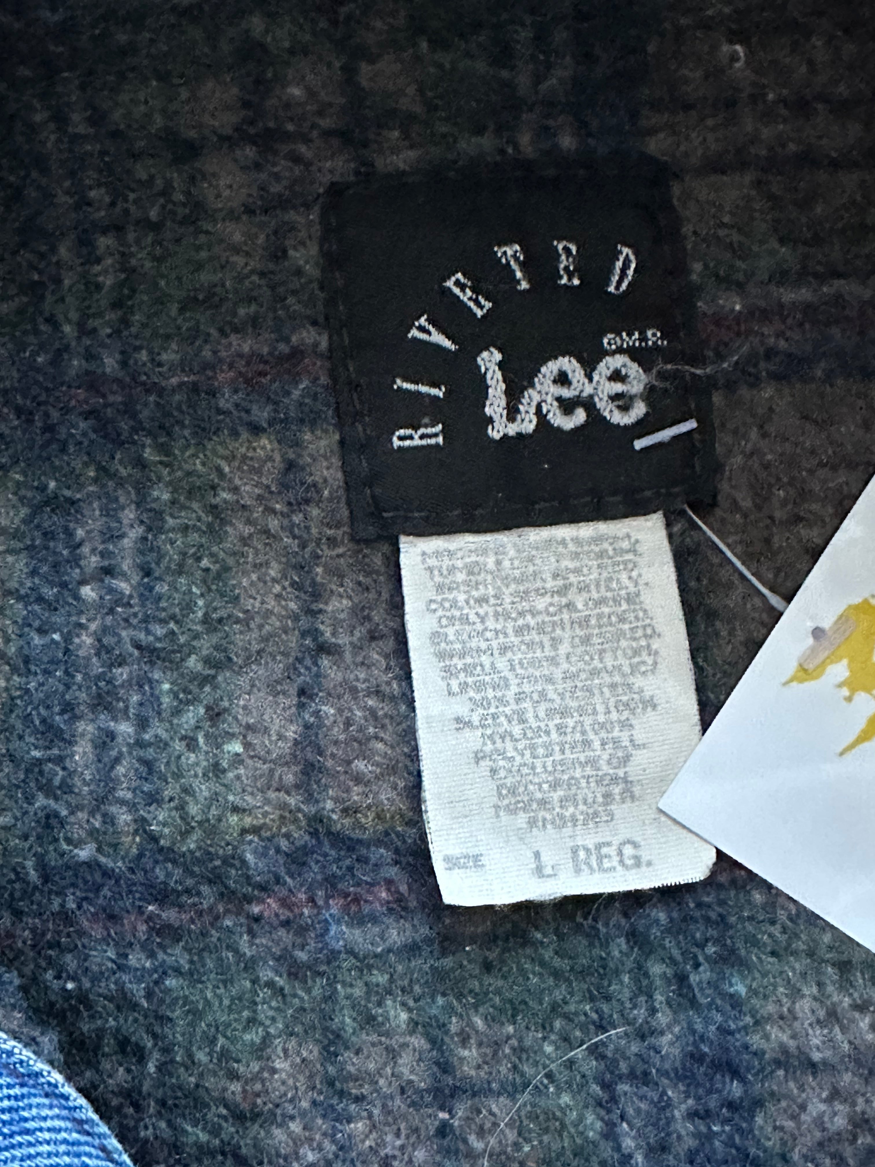 L - Vintage Lee Riveted Denim Jacket