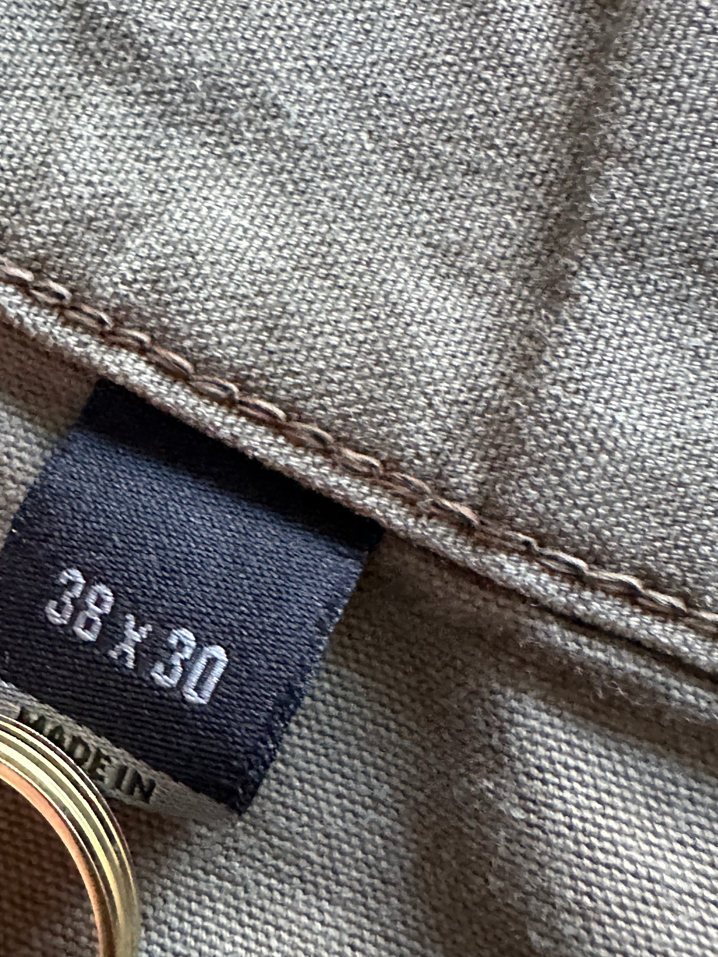 38x30 - Distressed Carhartt Faded Brown Workwear Pants