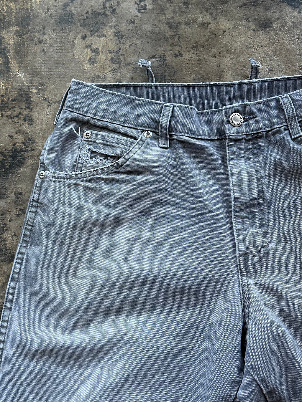 32x30 - Dickies Distressed Grey Work Pants
