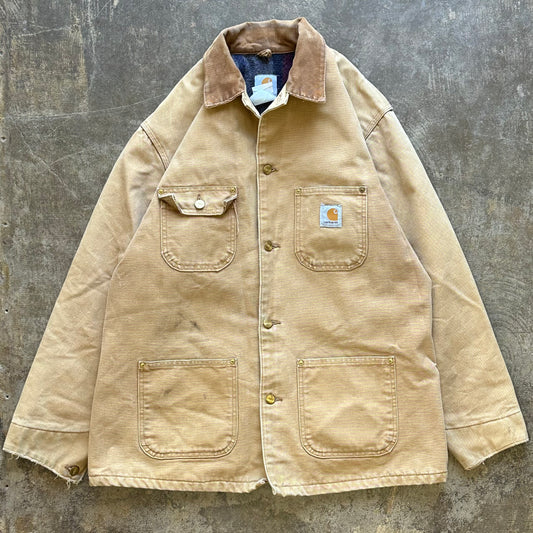 XL - Carhartt flannel Lined Chore Coat