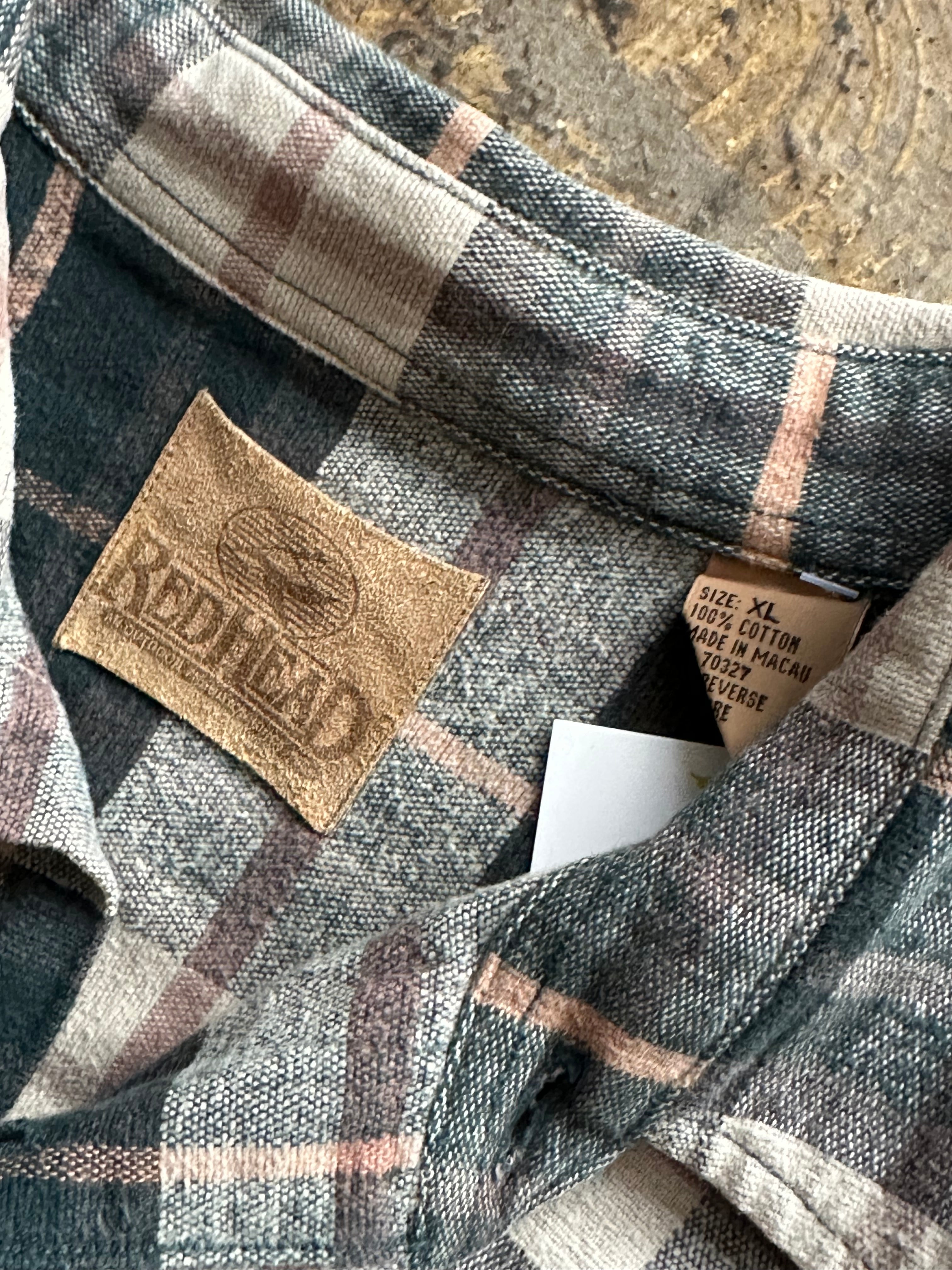 XL - RedHead Plaid Flannel Shirt