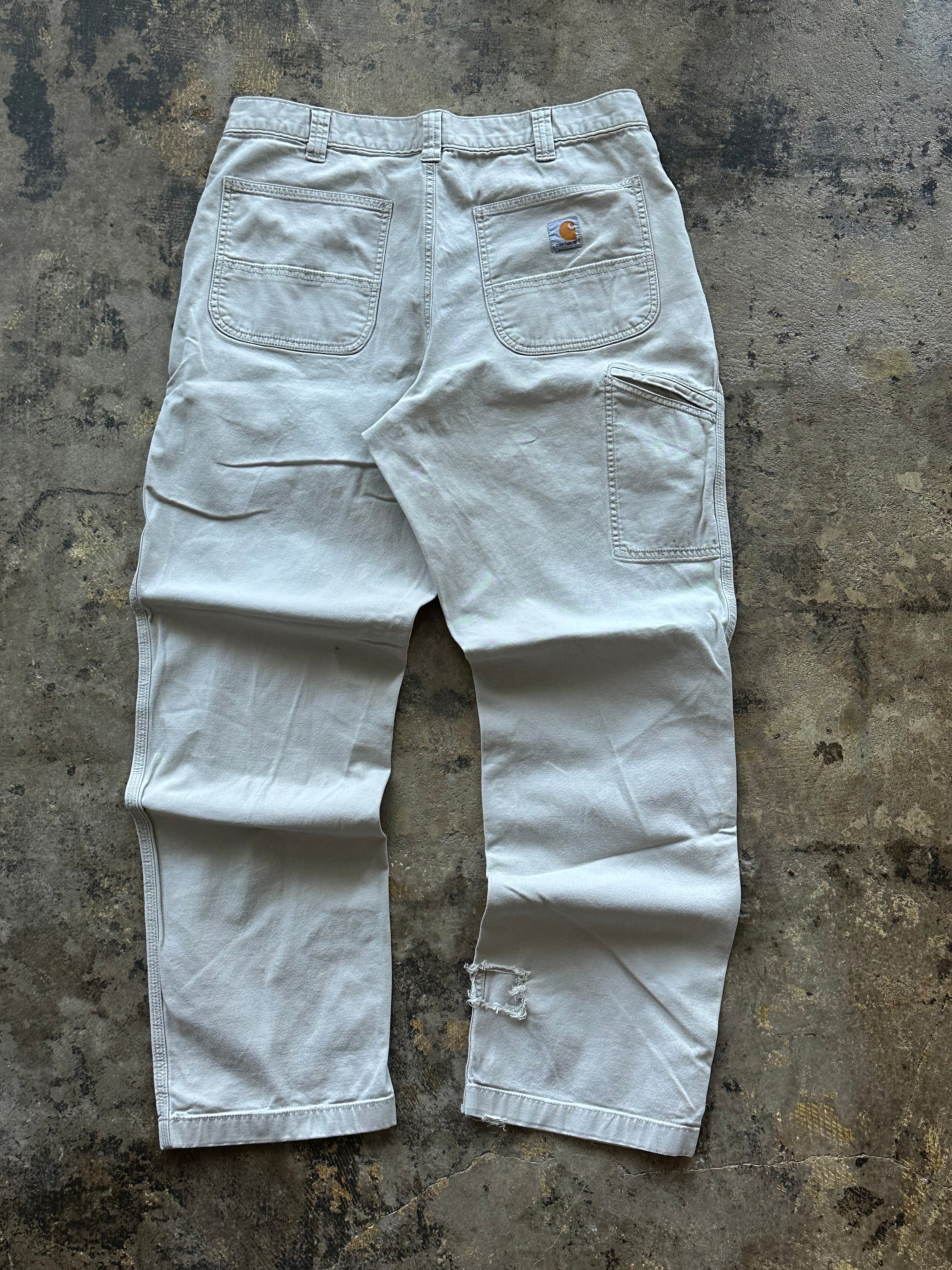 36x34 - Carhartt Tan Utility Work Pants
