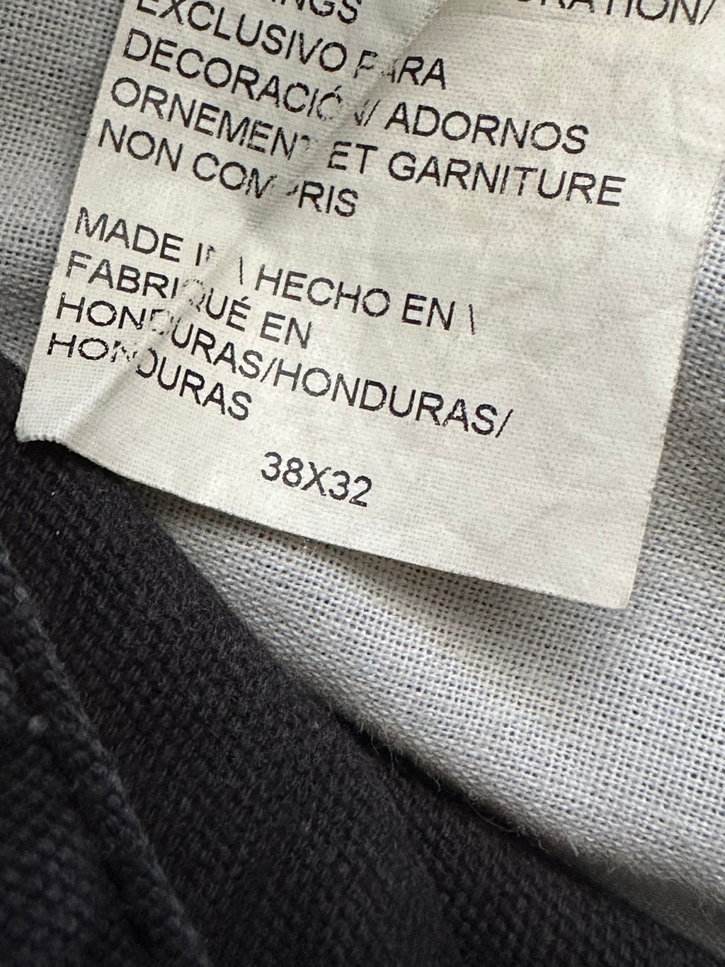 38x32 - Dickies Black Carpenter Pants