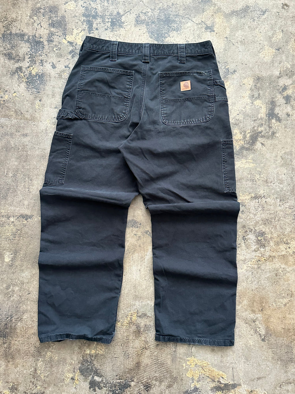 34x30 - Vintage Carhartt B151 Black Work Pants – Loose Fit