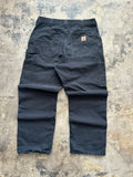 34x30 - Vintage Carhartt B151 Black Work Pants – Loose Fit
