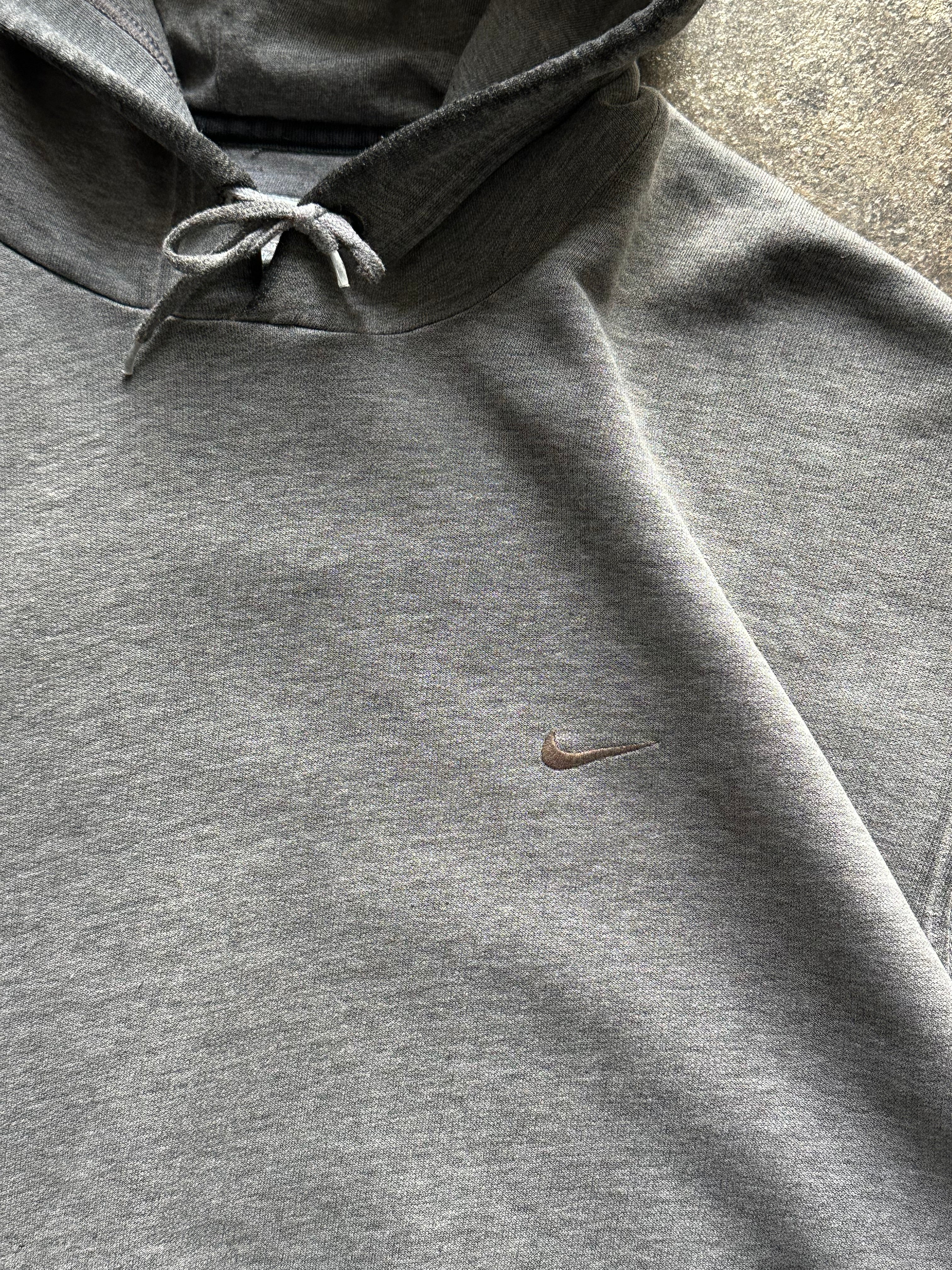 XL - Dark Grey Nike distressed Hoodie