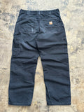 34x30 - Vintage Carhartt B151 Black Work Pants