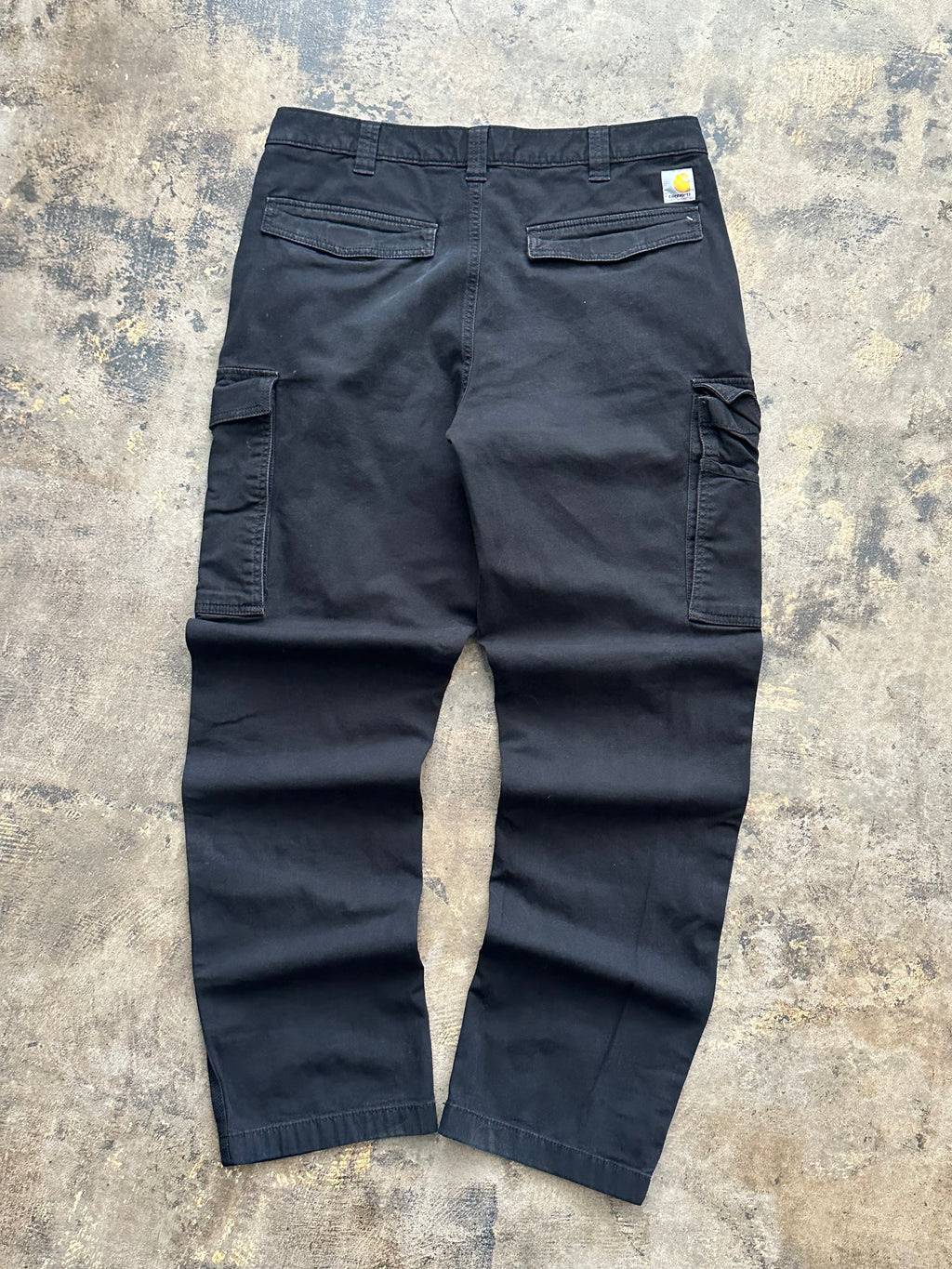 36x34 - Carhartt Black Cargo Work Pants