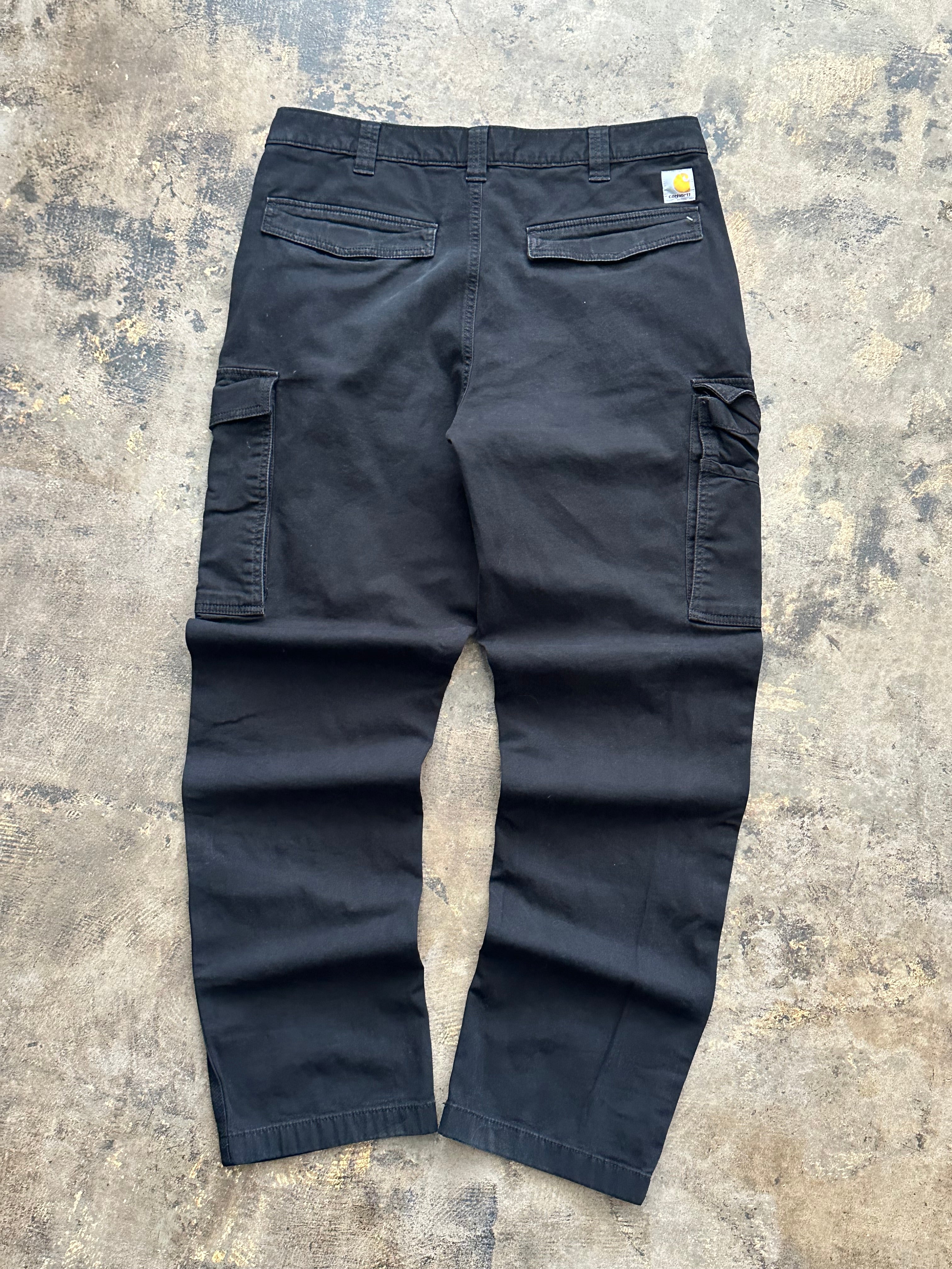 36x34 - Carhartt Black Cargo Work Pants