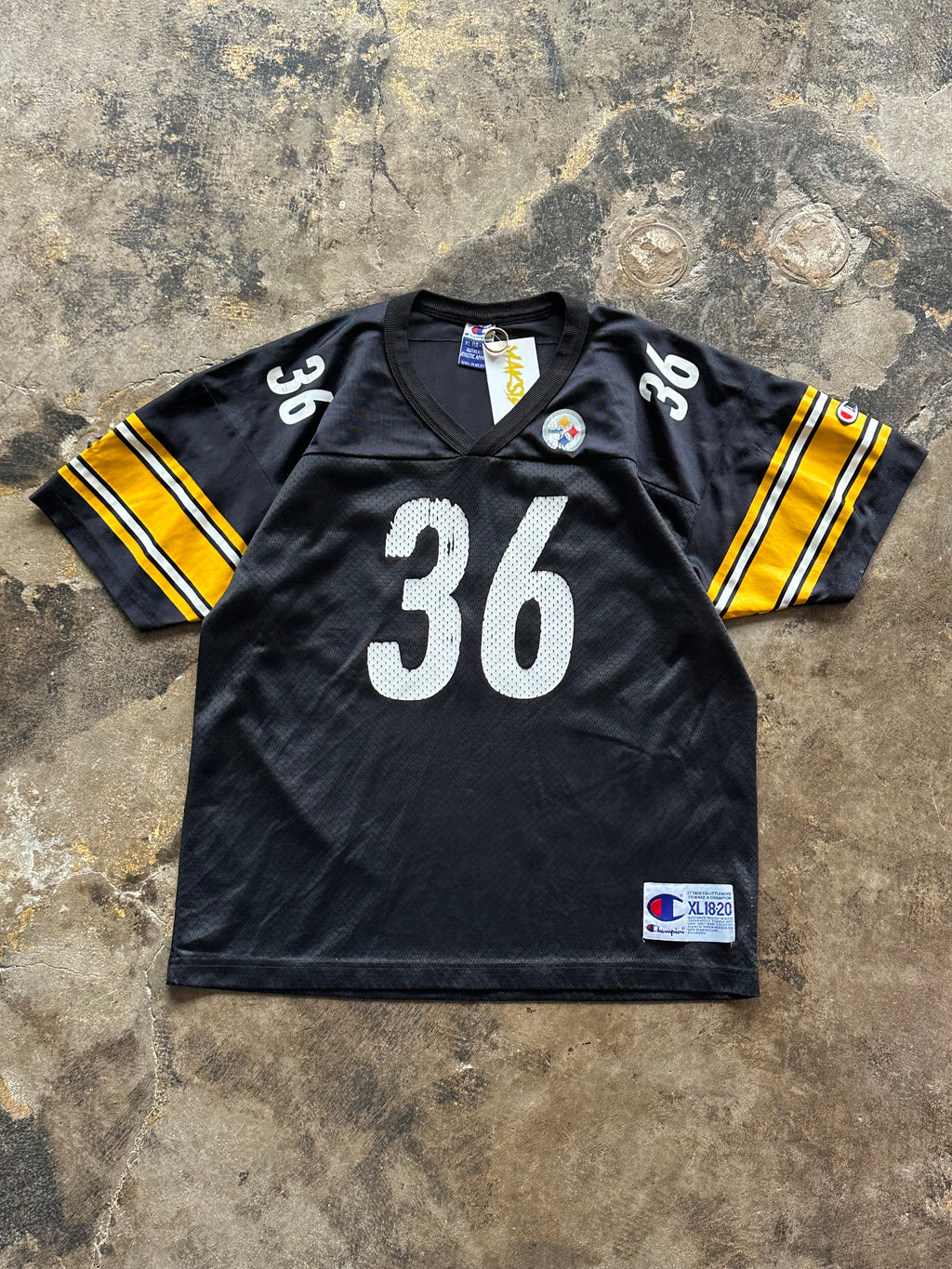 S - Pittsburgh Steelers #36 Jerome Bettis NFL Jersey – Champion