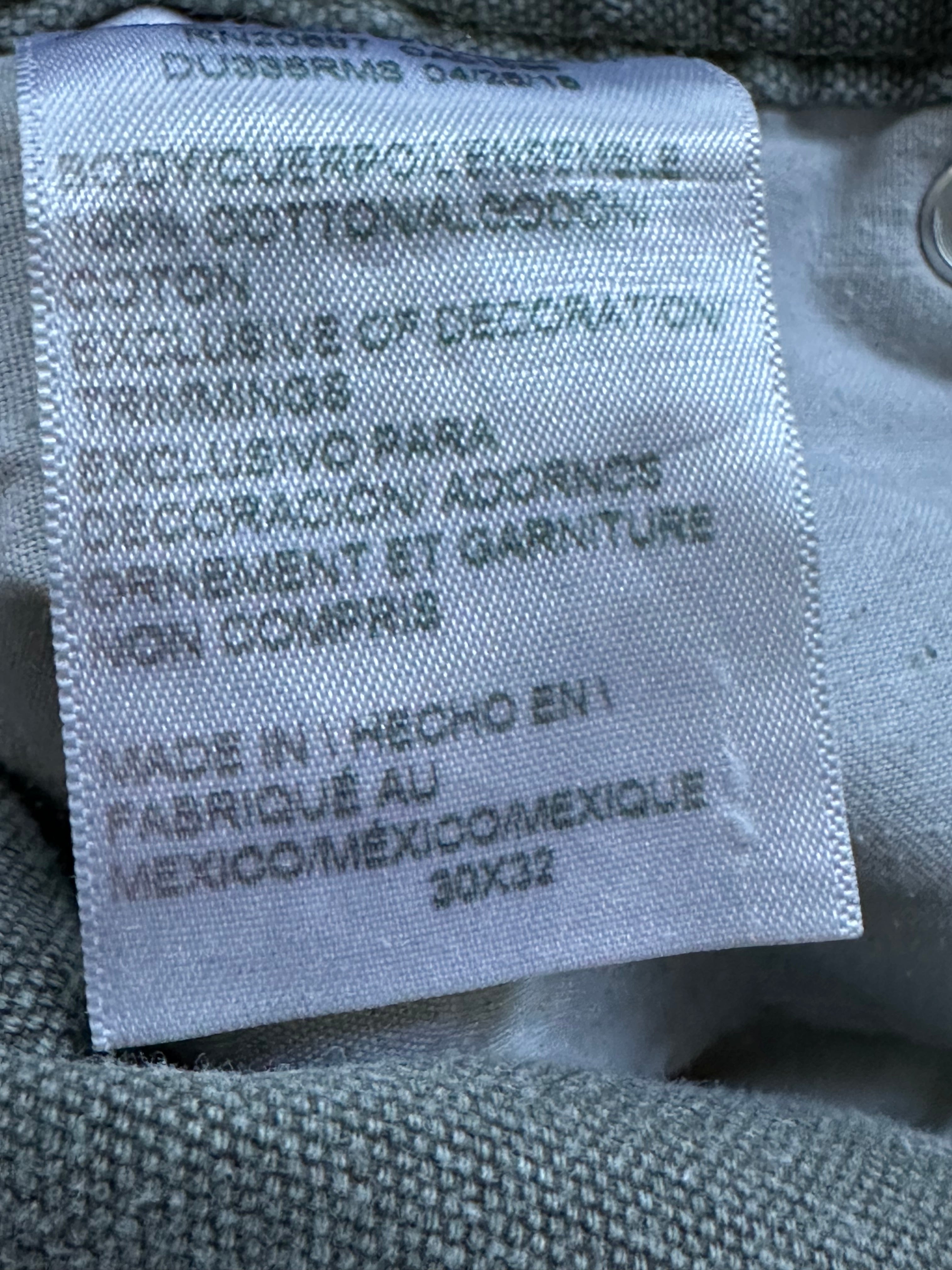 30x32 - Dickies Olive Green Distressed Work Pants