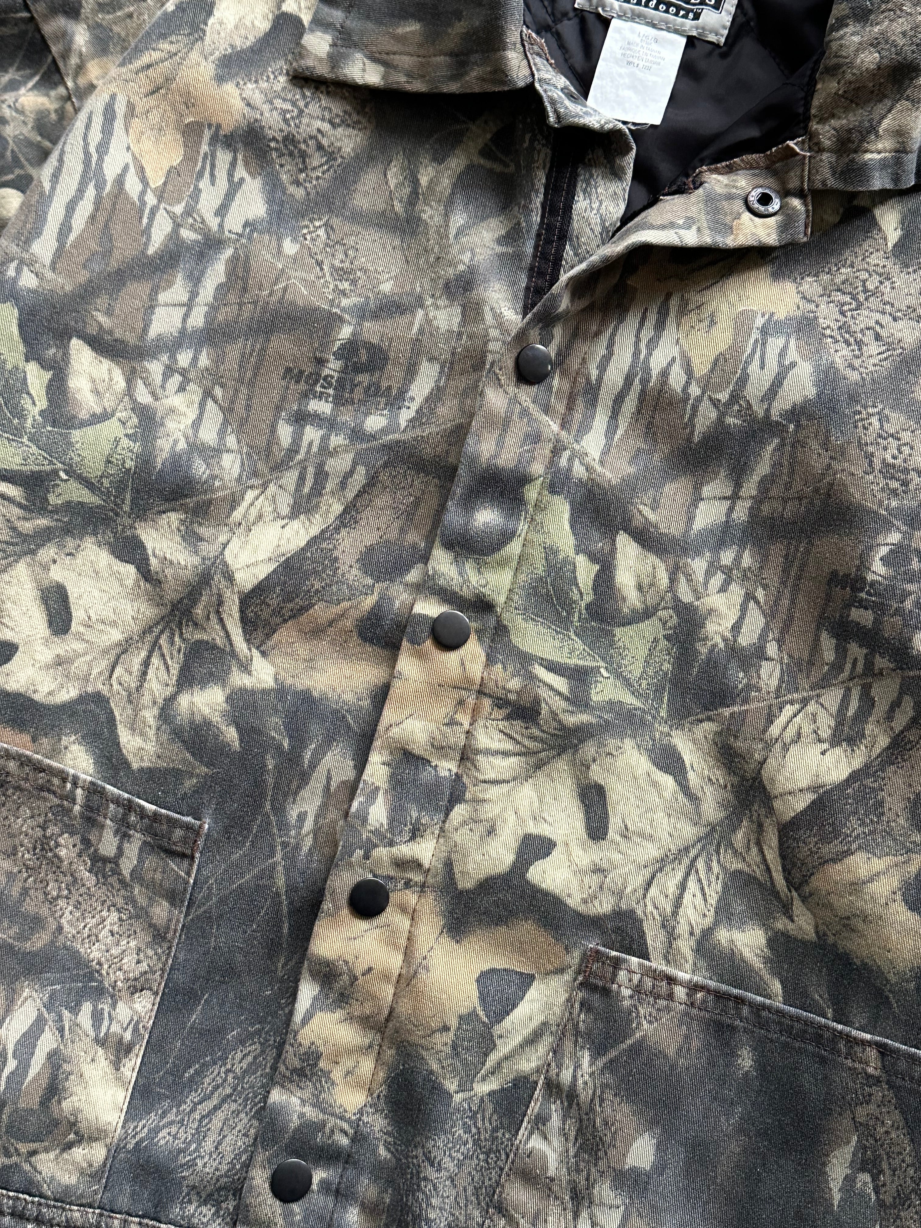 L - Cropped Camo Workwear Jacket
