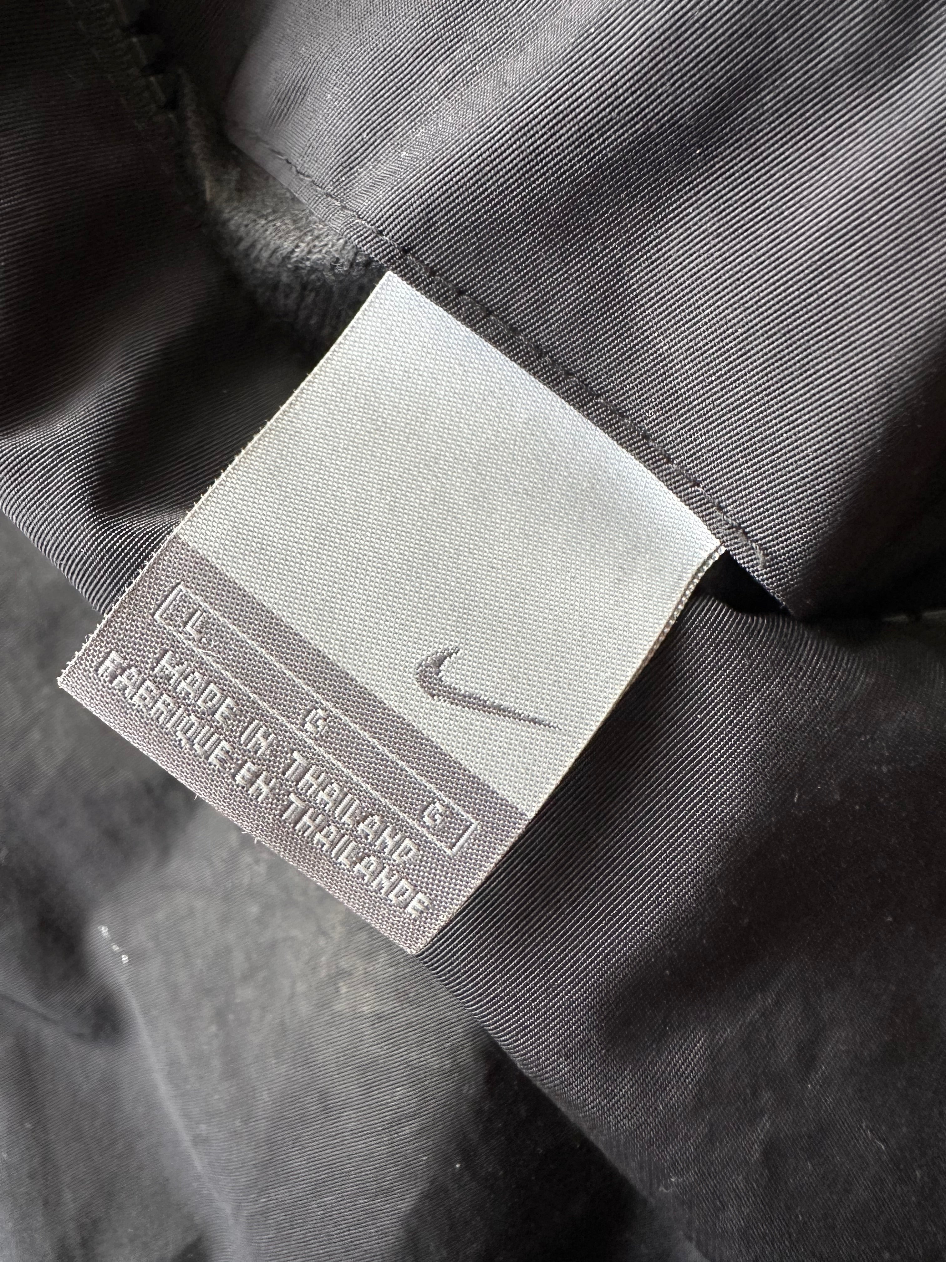 L - Nike Black Hooded Windbreaker Jacket – Red Swoosh