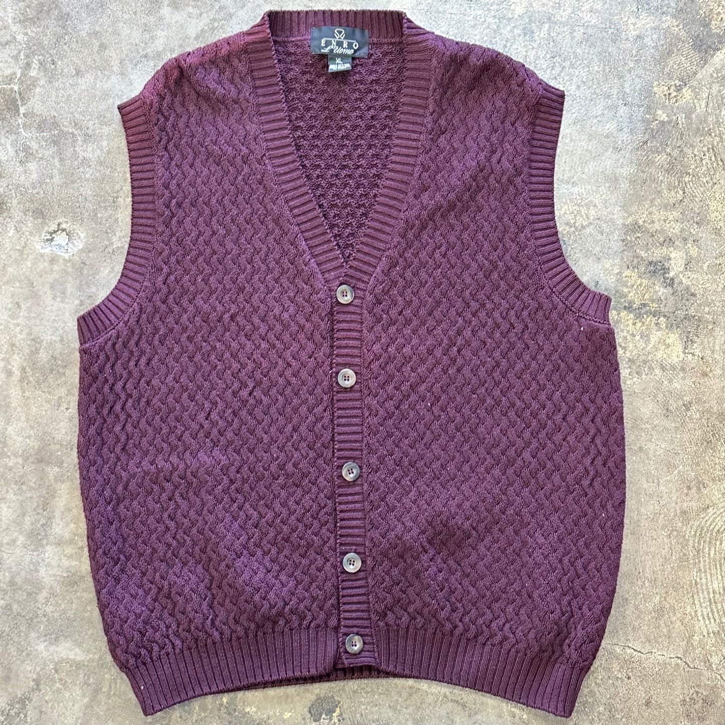 XL - Enro knit Sweater Vest