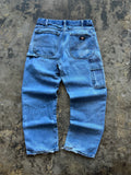 32x30 - Dickies Distressed Blue Denim Work Pants