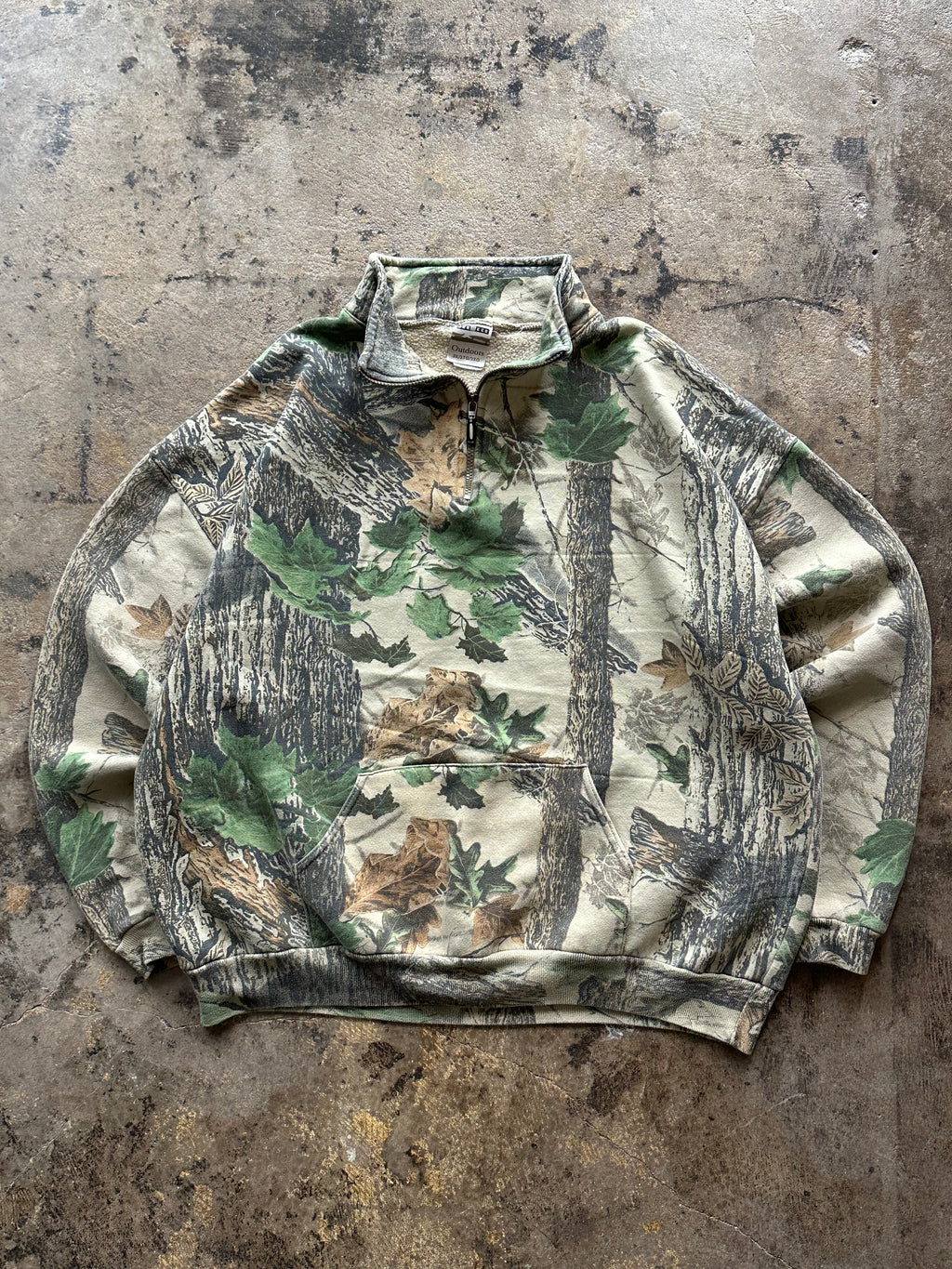 3XL - Jerzees Camo 1/4 Zip Fleece