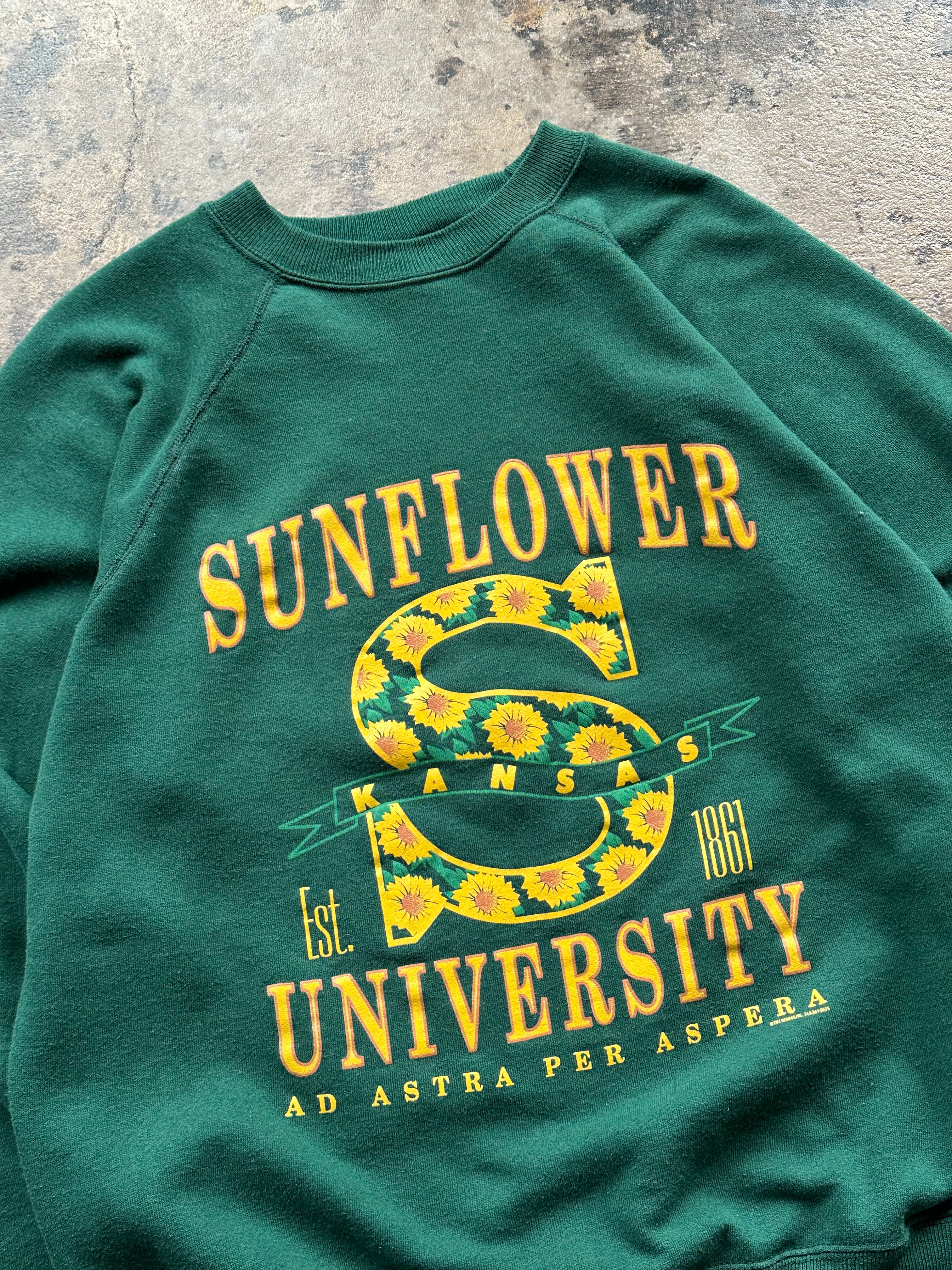 XL - Sunflower University Crewneck – Made in USA