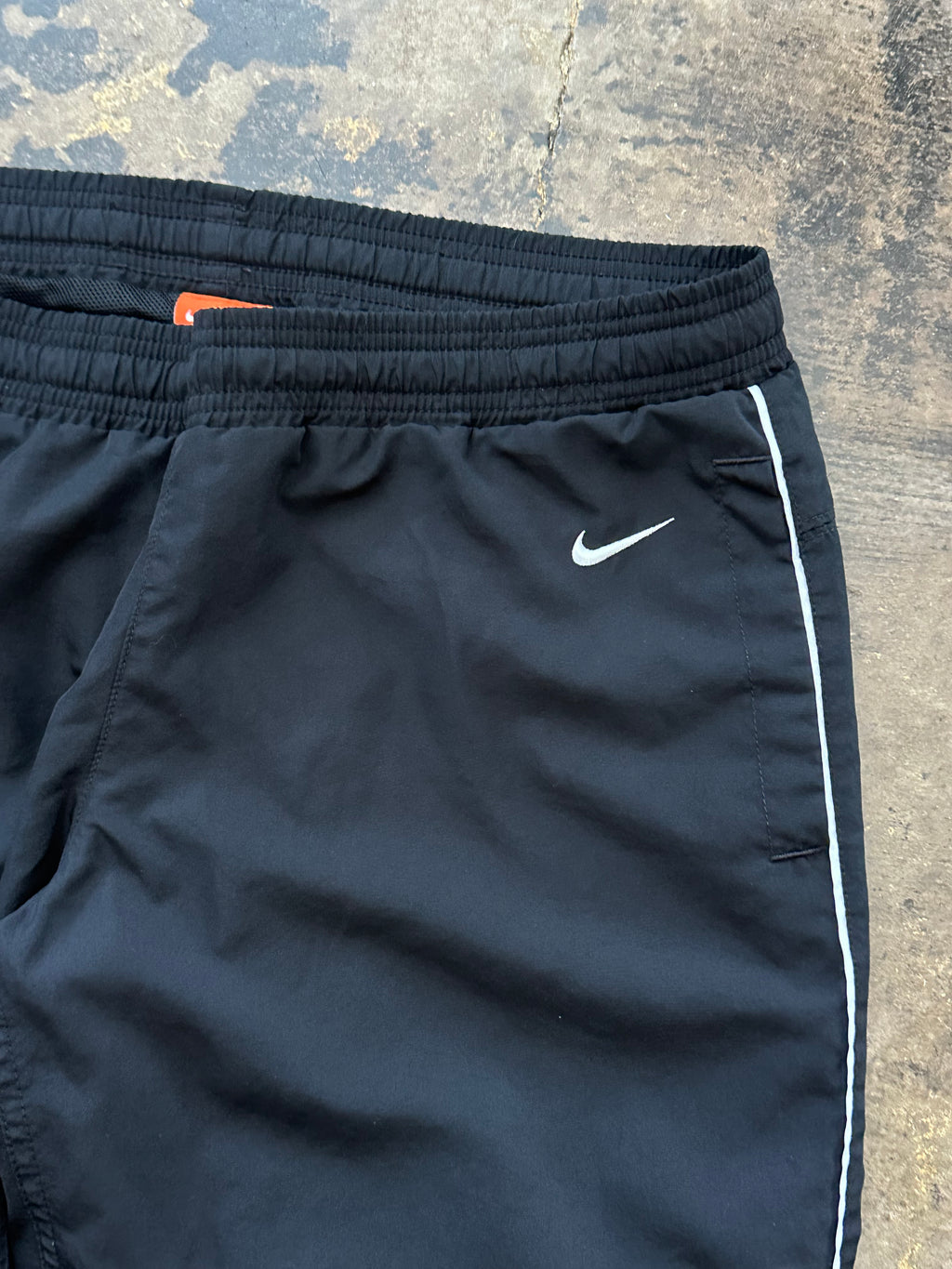 S - Nike Black Side-Stripe Track Pants