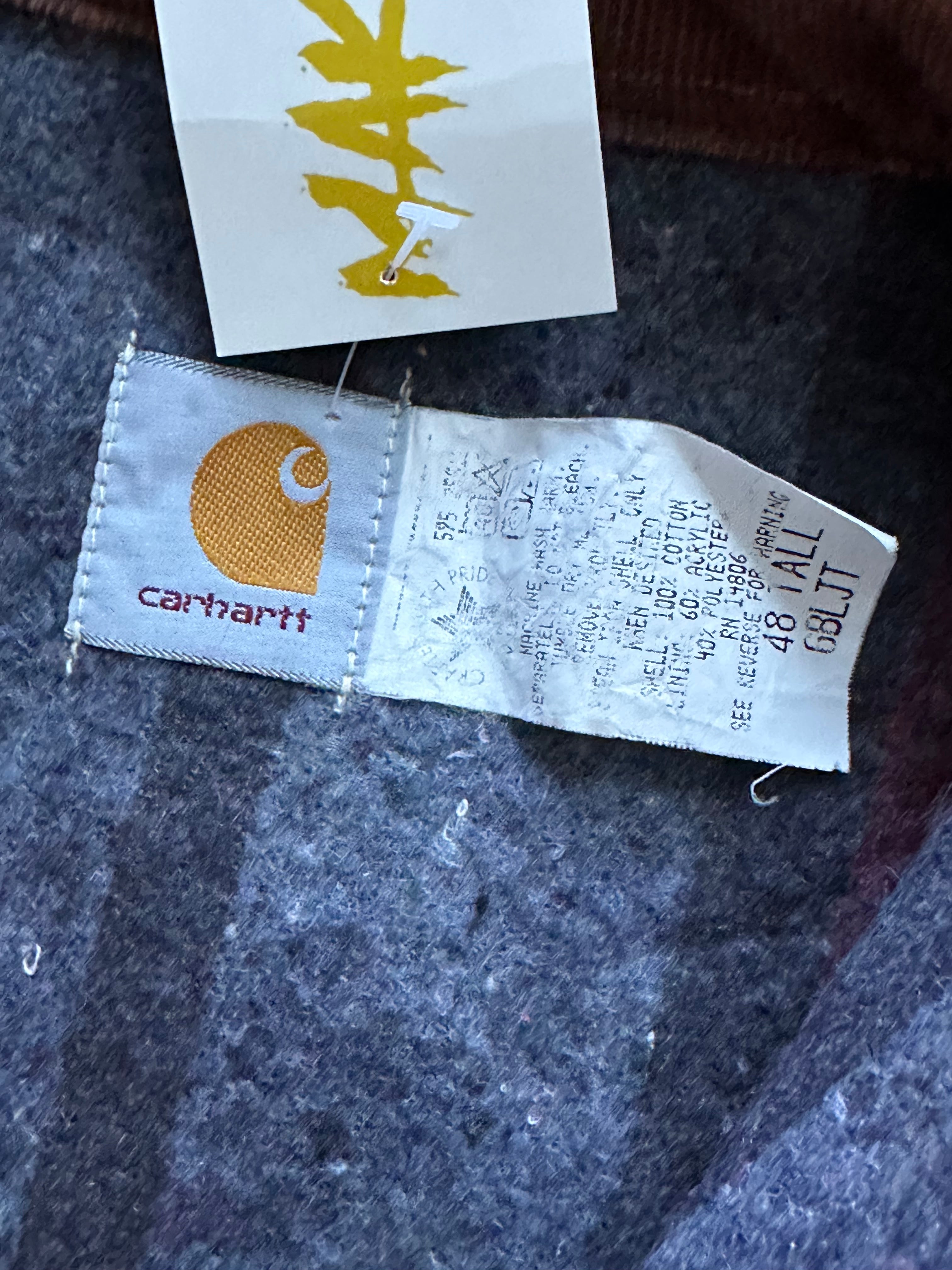 XLT - Carhartt Detroit flannel lined workwear coat