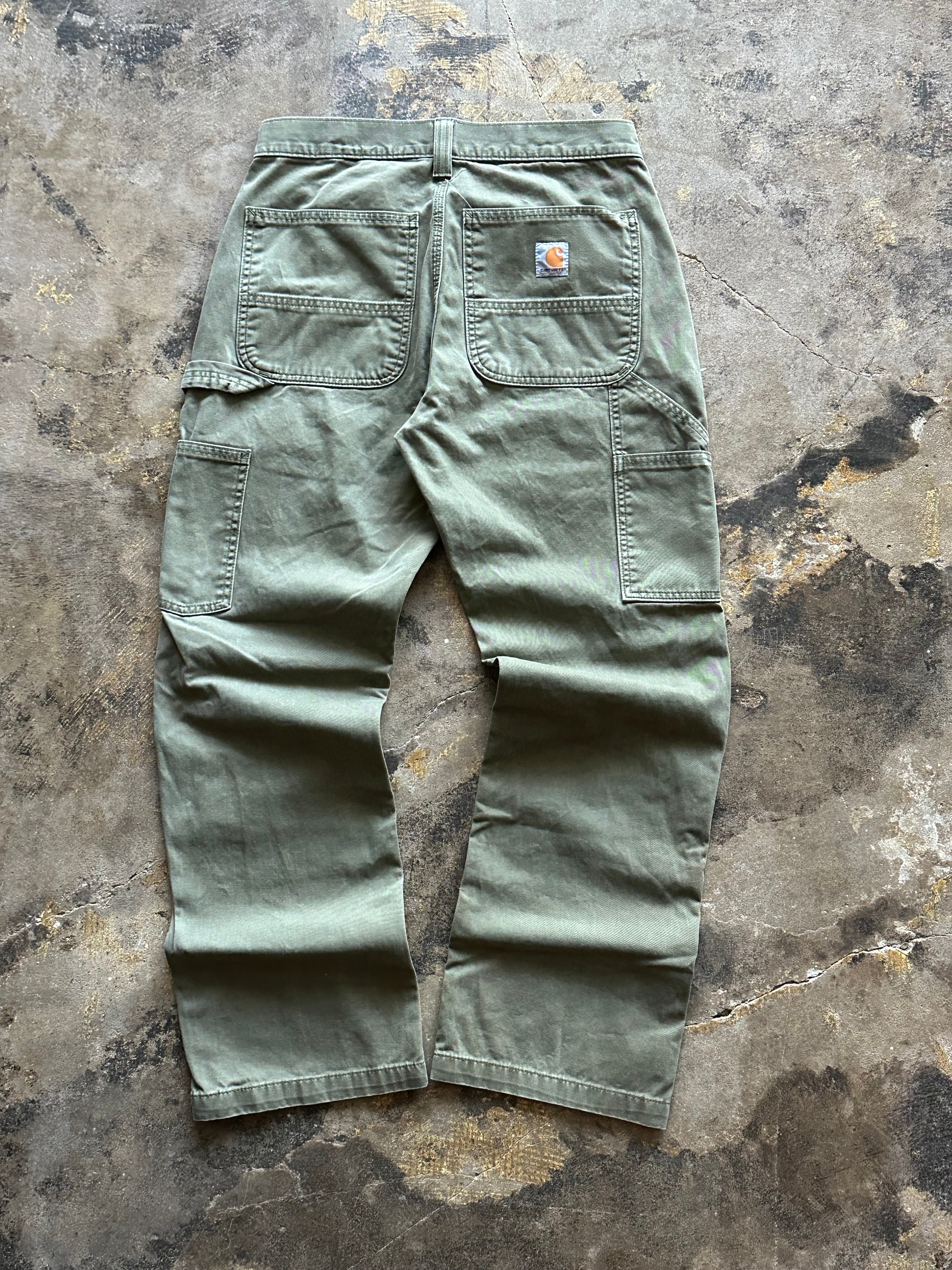 31x30 - Carhartt Olive Green Utility Pants
