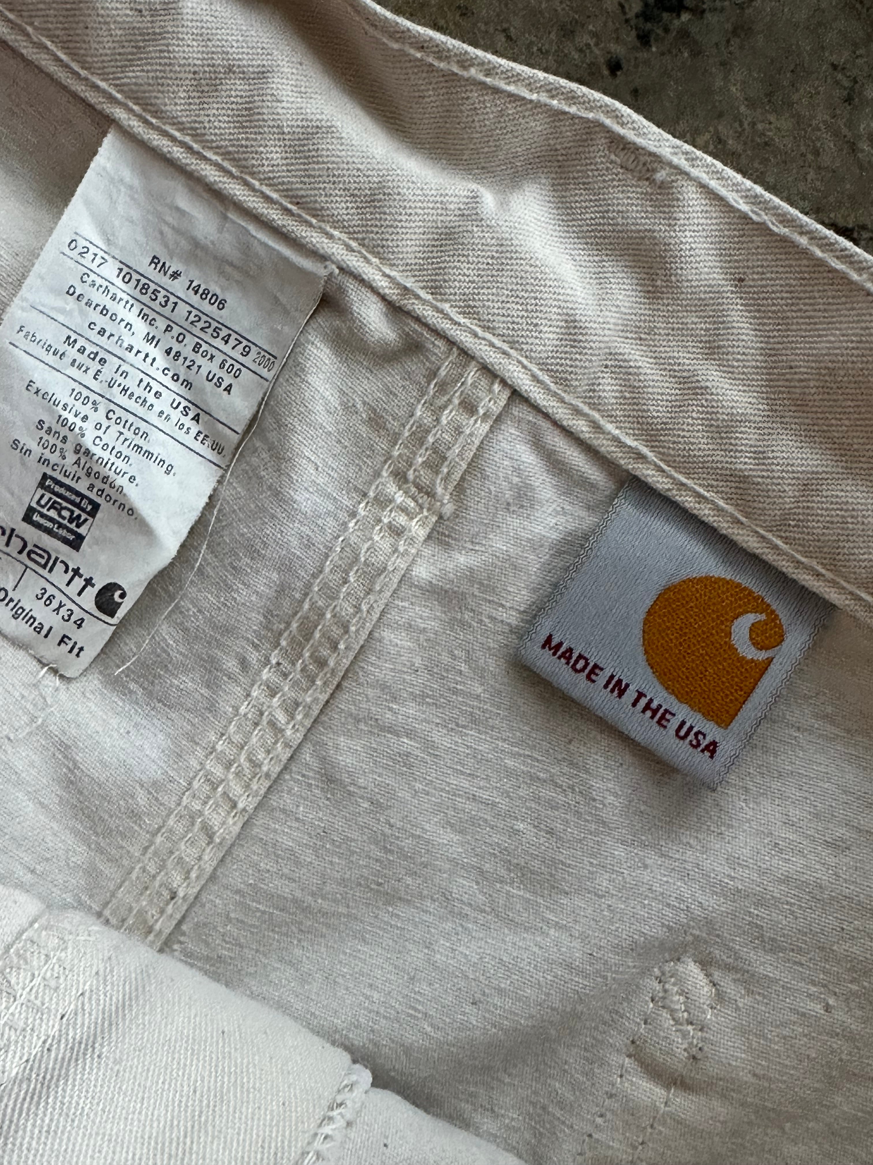 36x34- Carhartt Double Knee Work Pants – Made in USA