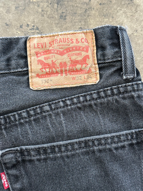 32x34 - 550 Levi’s Black Denim Jeans