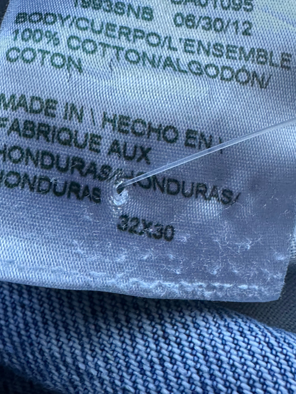 32x30 - Dickies Distressed Blue Denim Work Pants