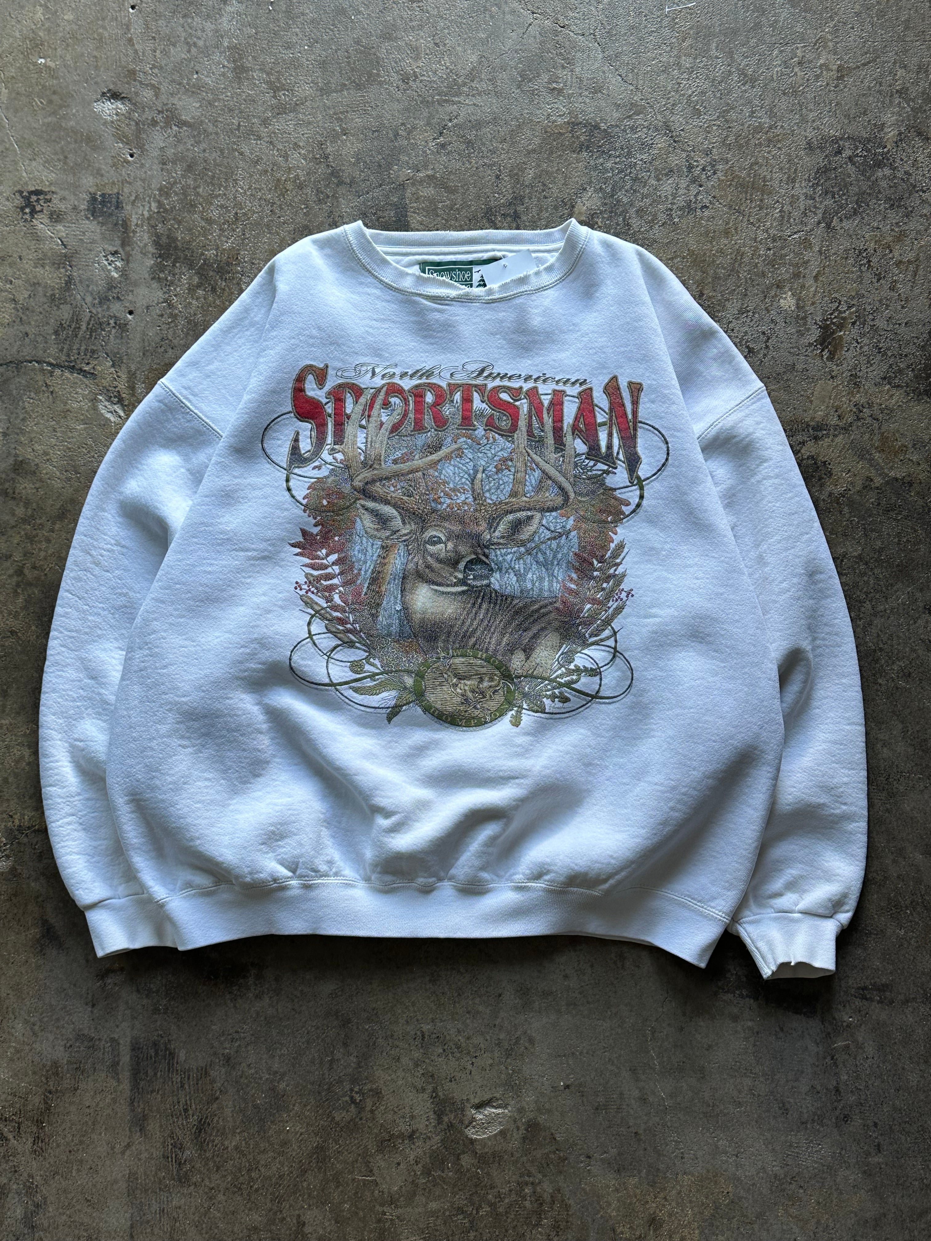XL - Vintage North American Sportsman Deer Sweatshirt