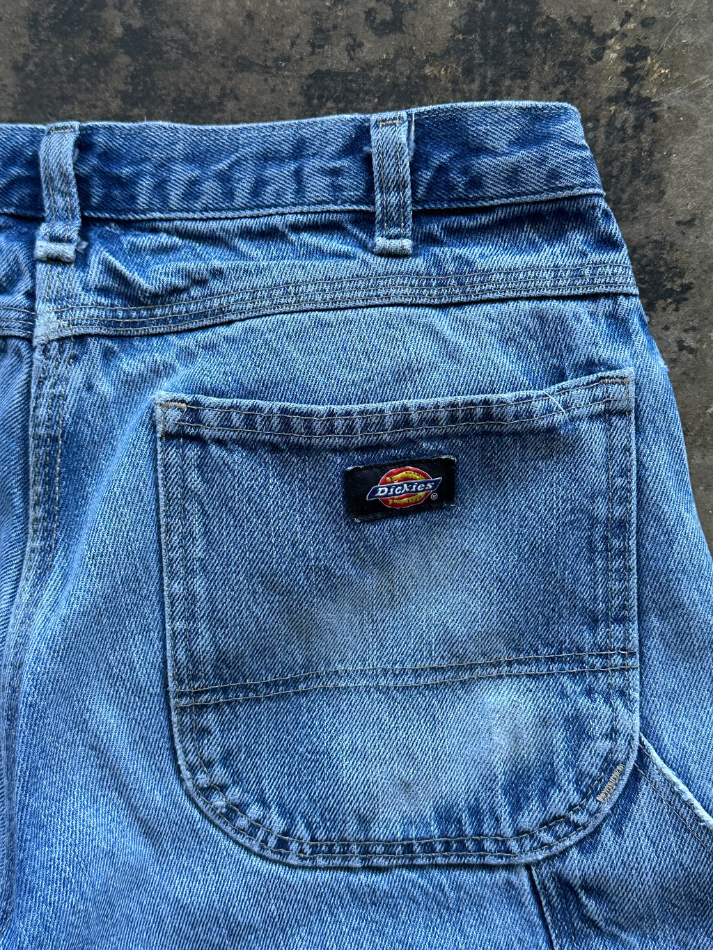 32x30 - Dickies Distressed Blue Denim Work Pants