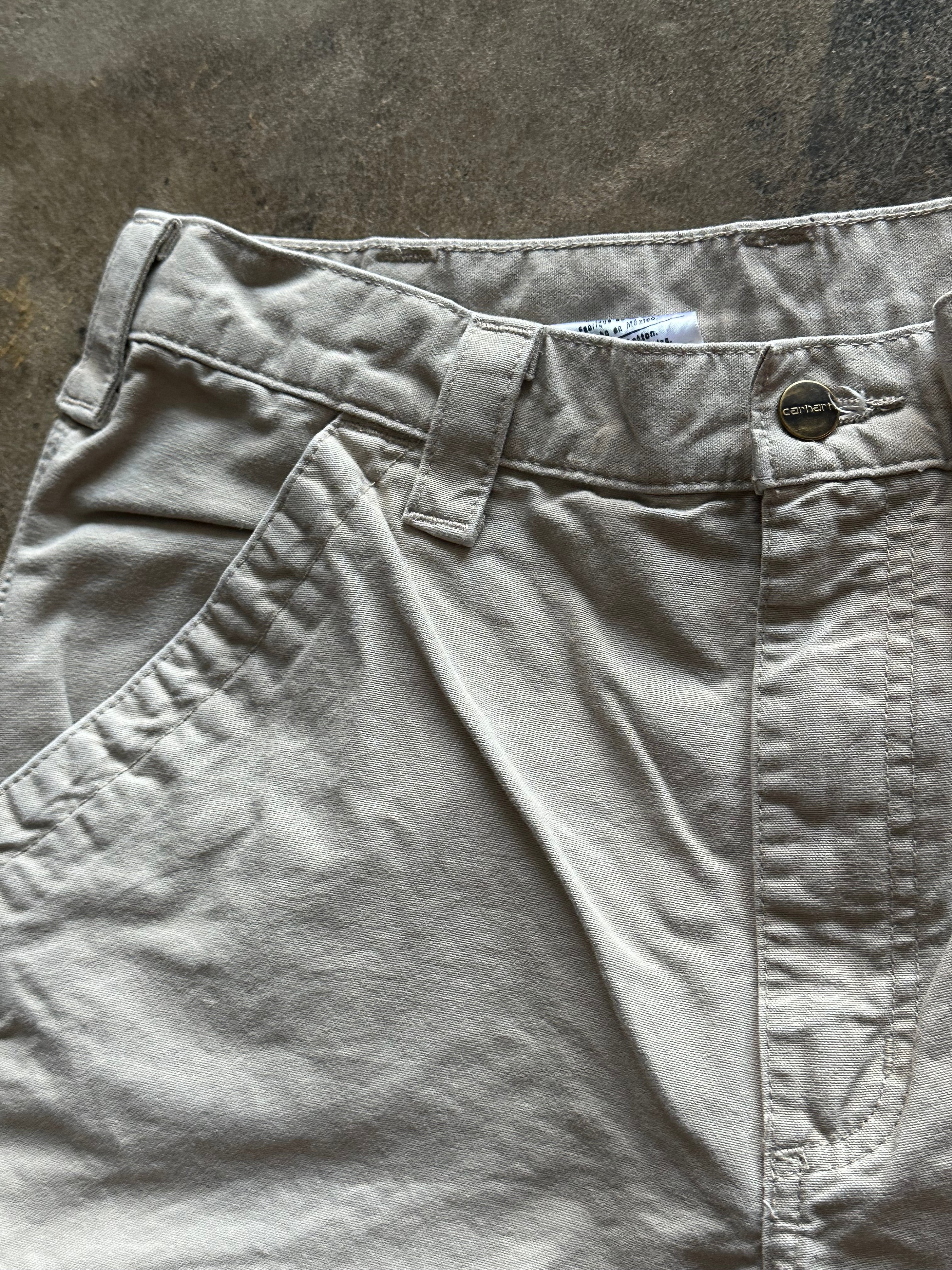 32x28 - Carhartt Light Khaki Utility Work Pants