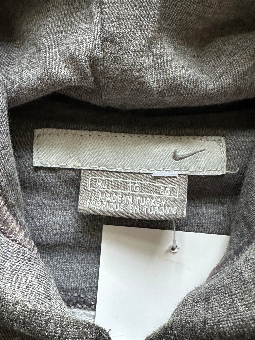 XL - Dark Grey Nike distressed Hoodie