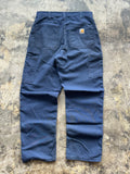30x32- Carhartt Navy Workwear Pants