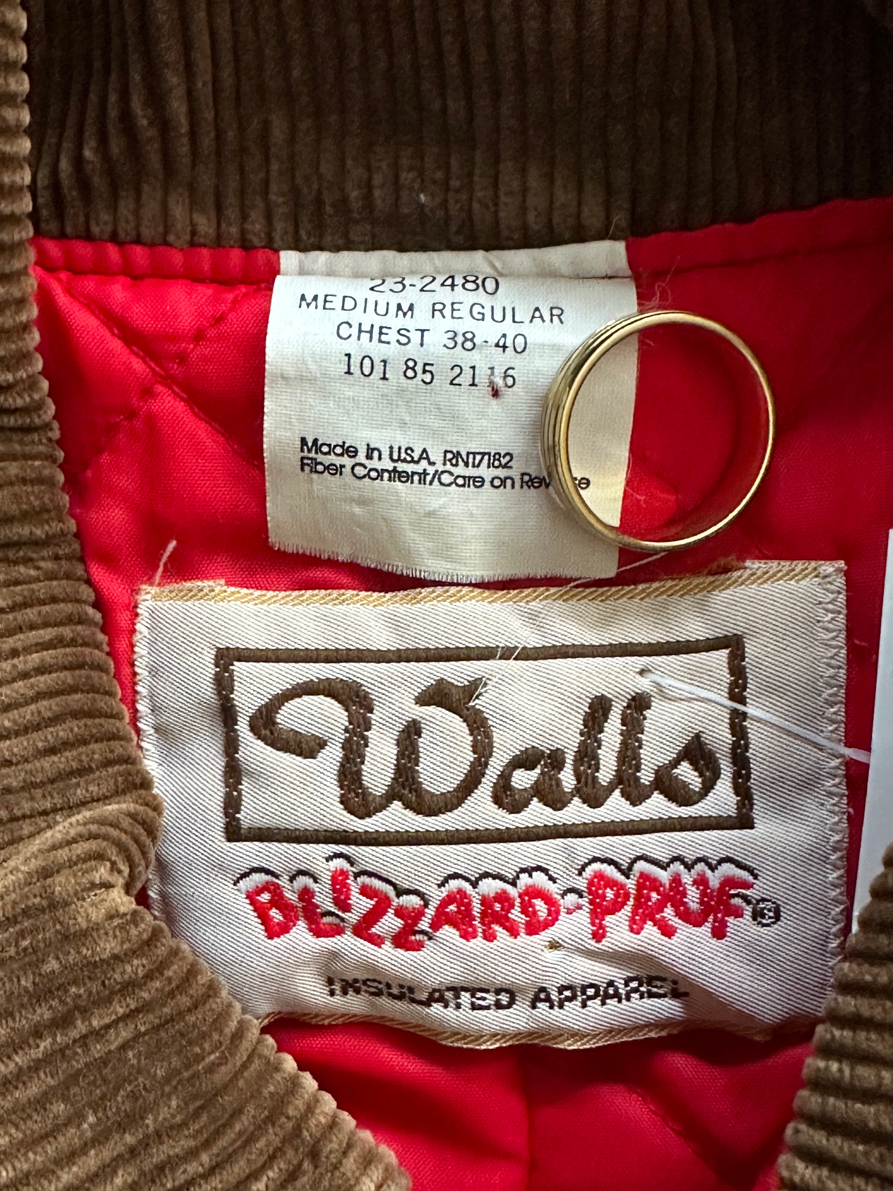 M - Vintage Walls Blizzard-Pruf Cropped Workwear Jacket