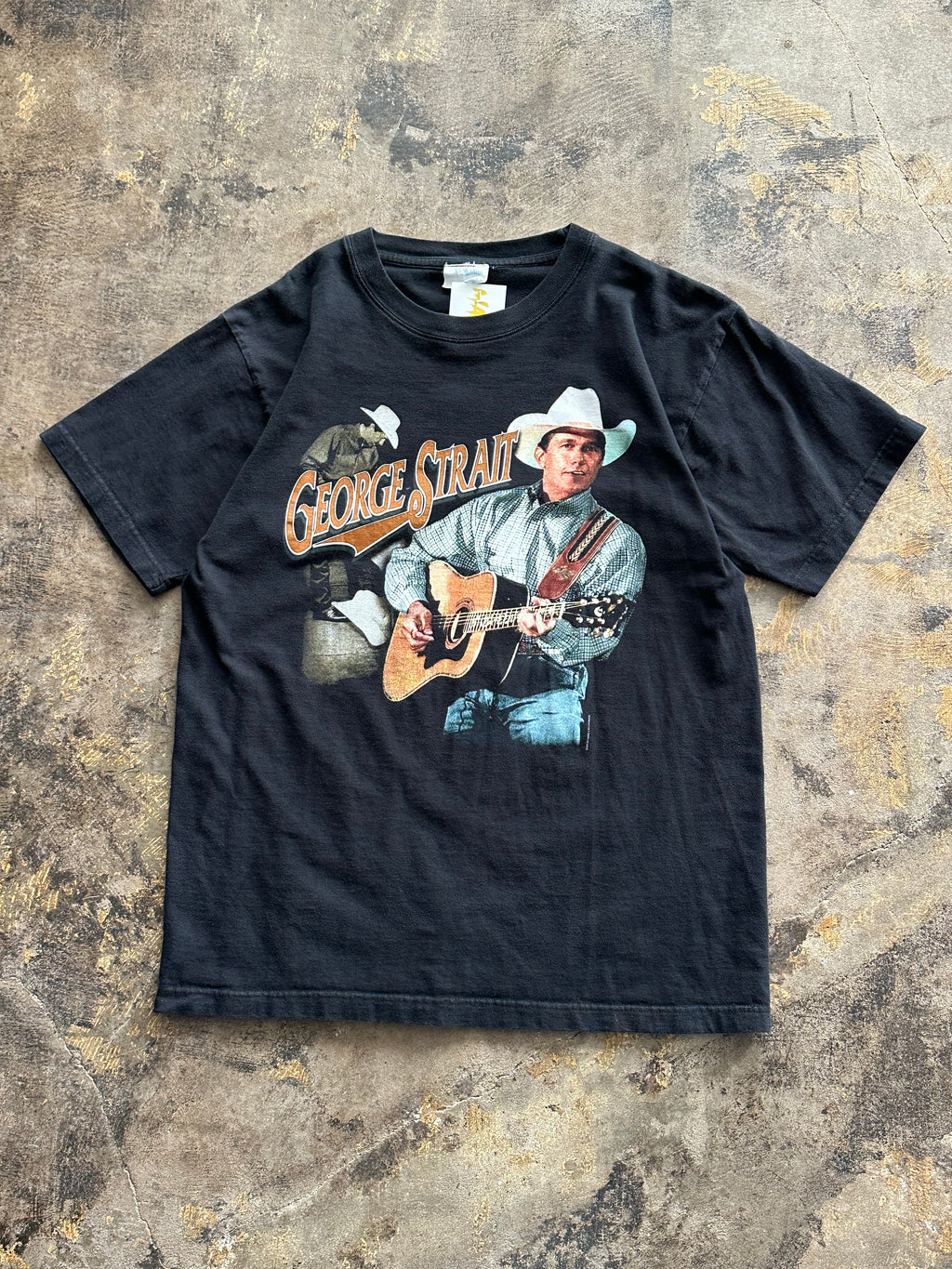 L - George Strait Graphic T-Shirt – Black Country Music Tee