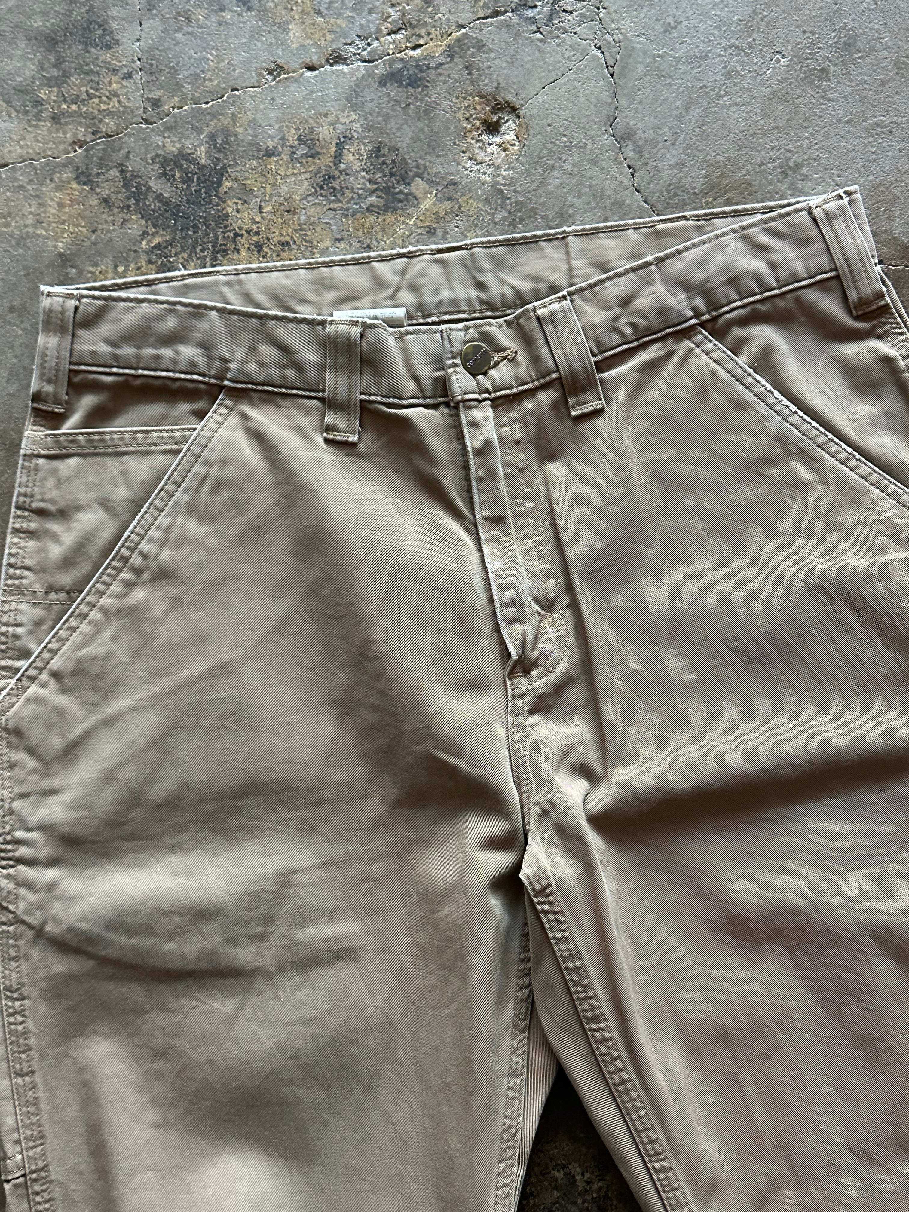 34x32 - Carhartt Tan Utility Pants