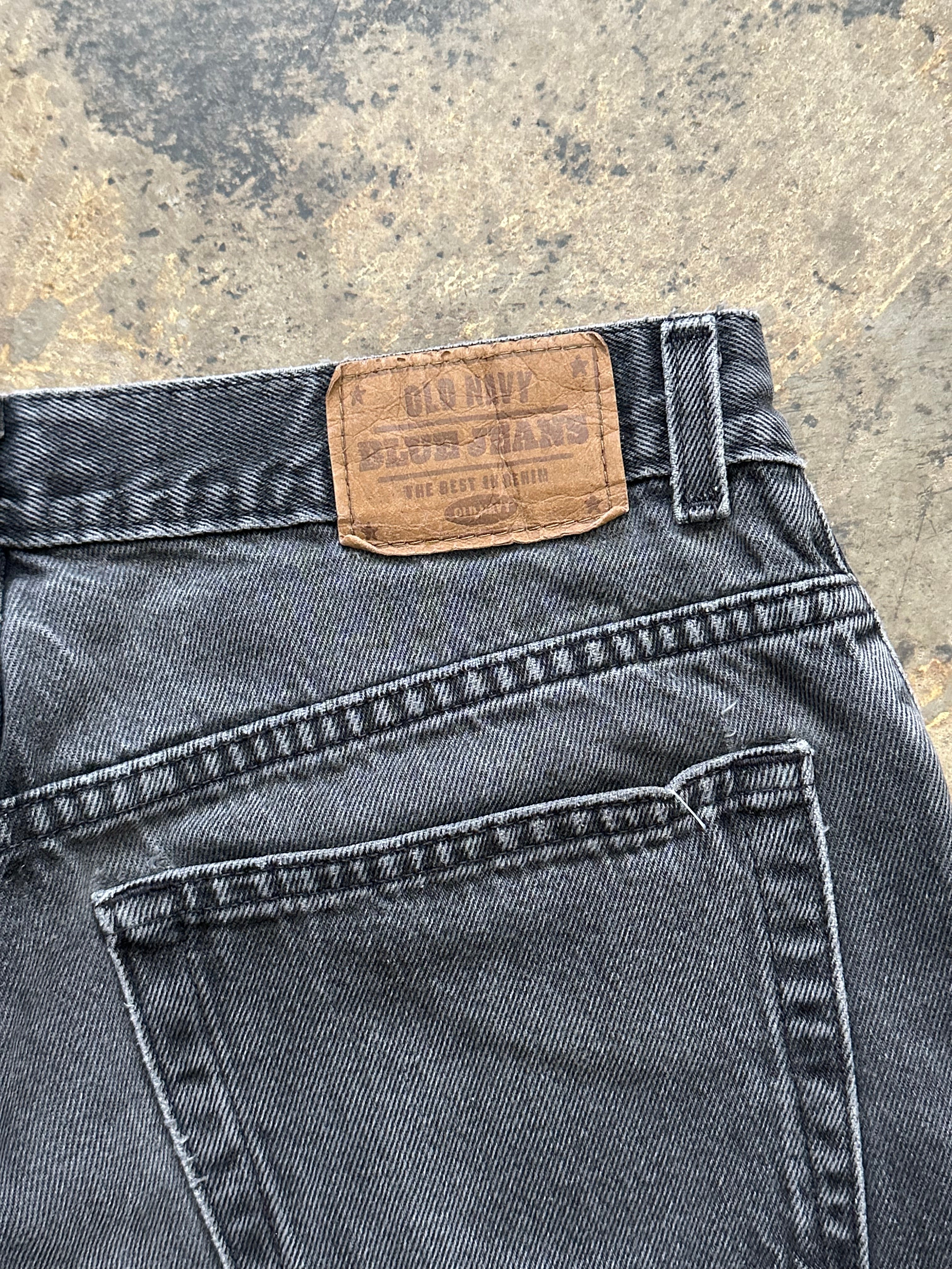 34x30 - Vintage Old Navy Black Denim Jeans