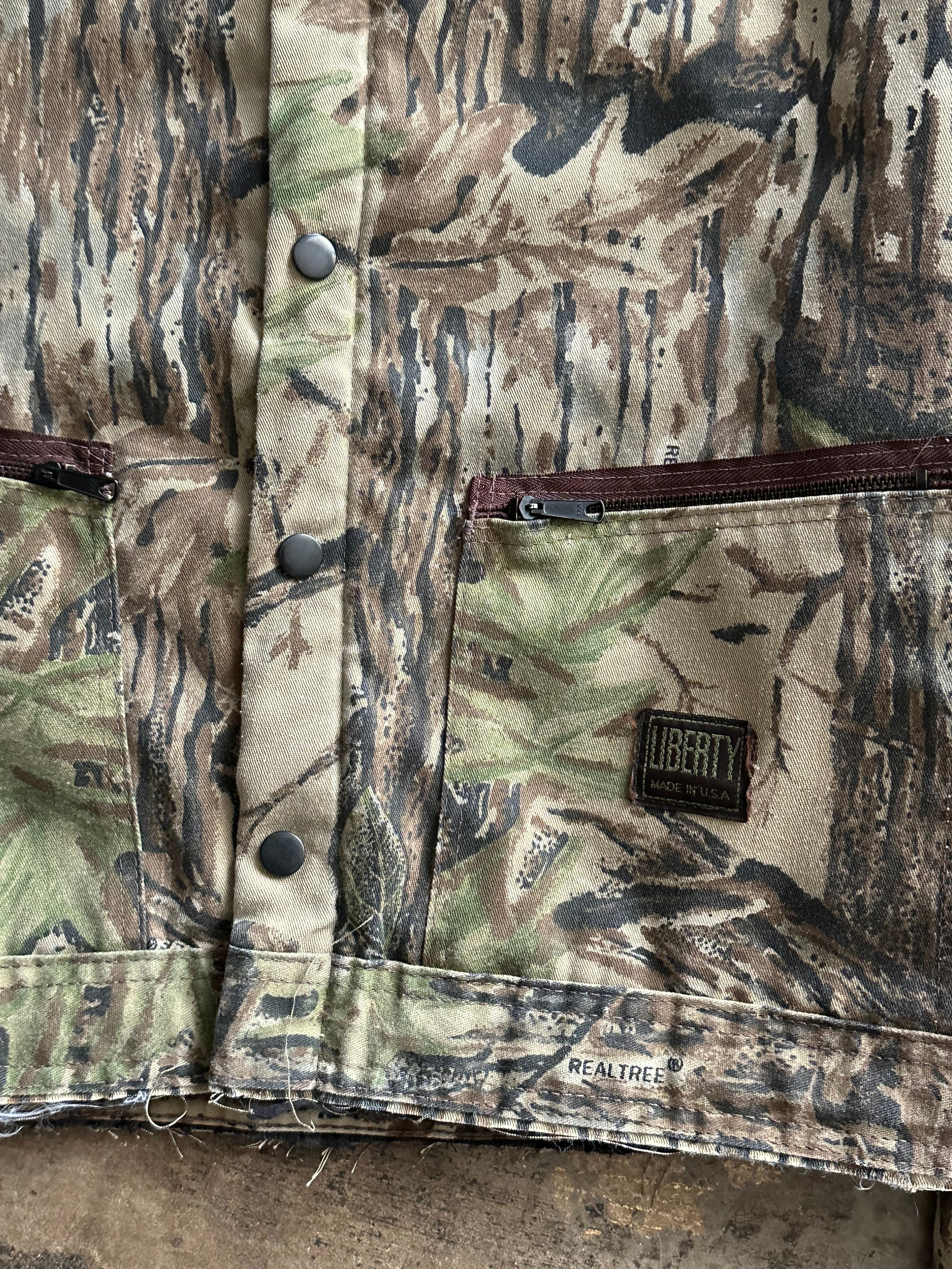 LT - Vintage Liberty Realtree Camo Cropped Workwear Jacket