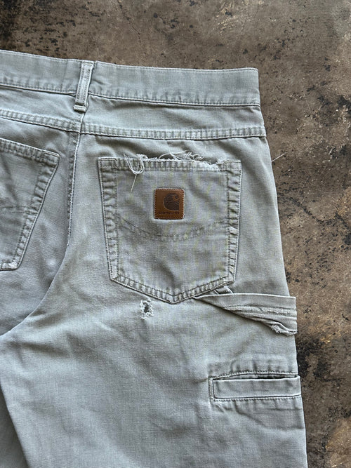 28x32 - Carhartt Distressed Tan Utility Pants