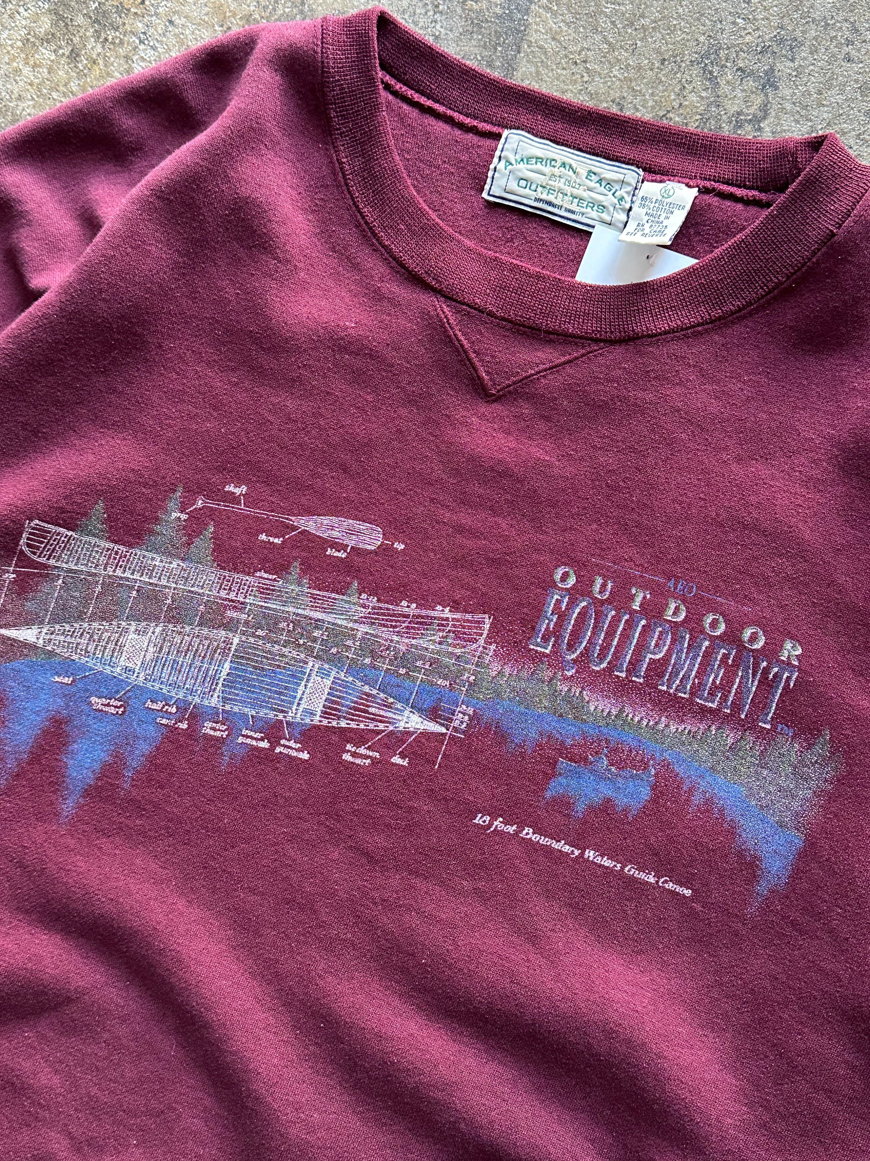 XL - American Eagle “Outdoor Equipment” Graphic Crewneck